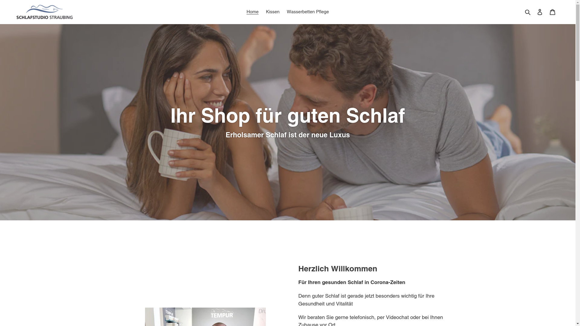 website screenshot of https://shop-schlafstudio-straubing.com/