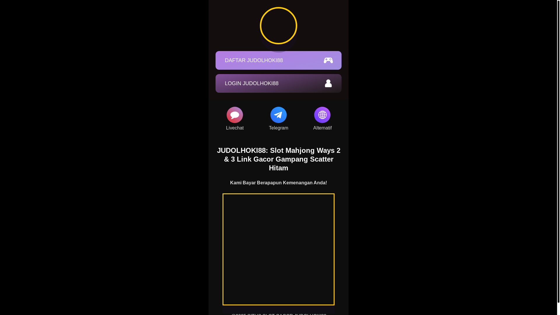 website screenshot of https://linkslotterbaru-anget.pages.dev/