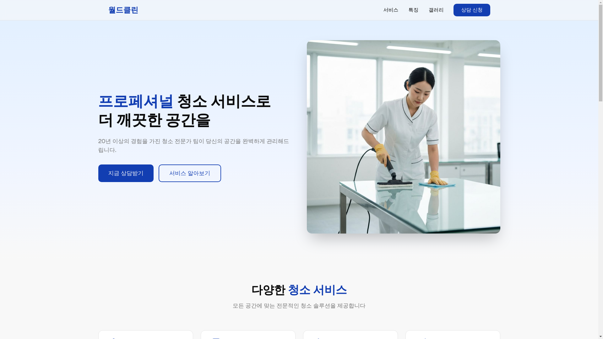 website screenshot of https://worldclean.store/
