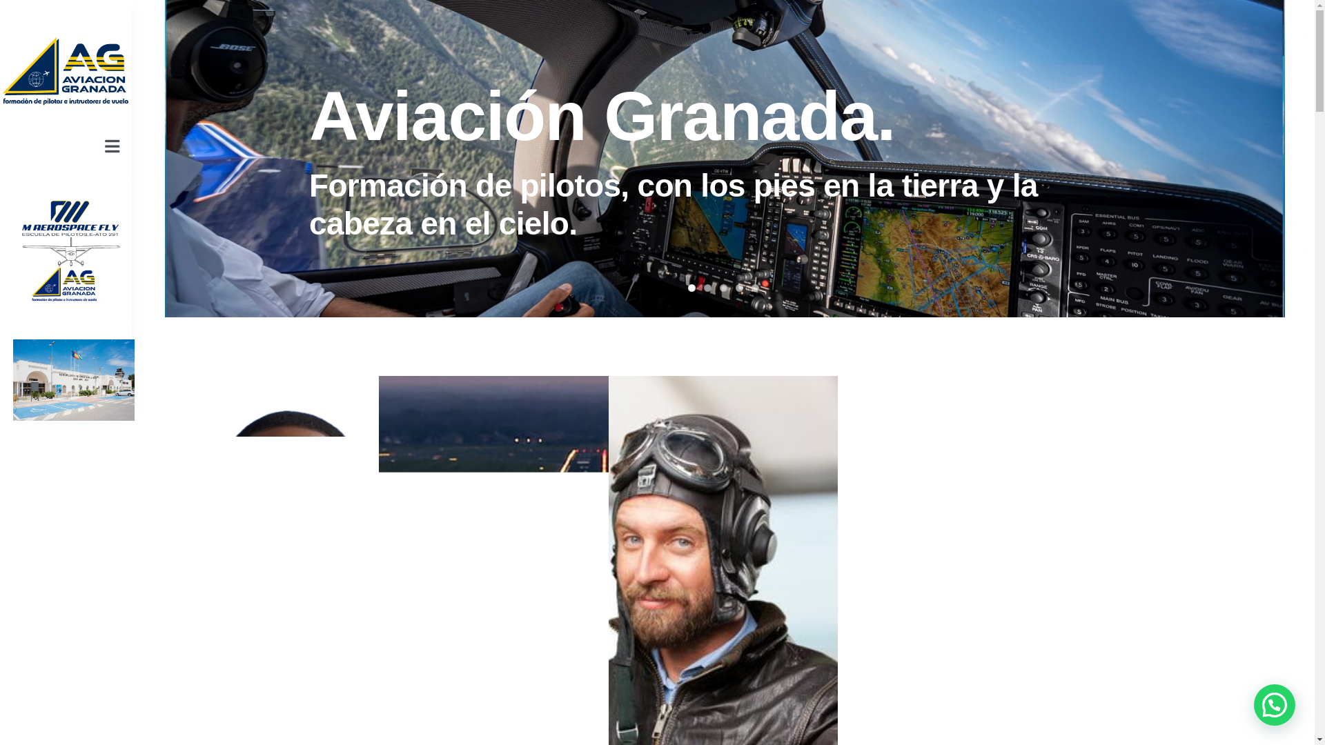 website screenshot of https://aviaciongranada.es/