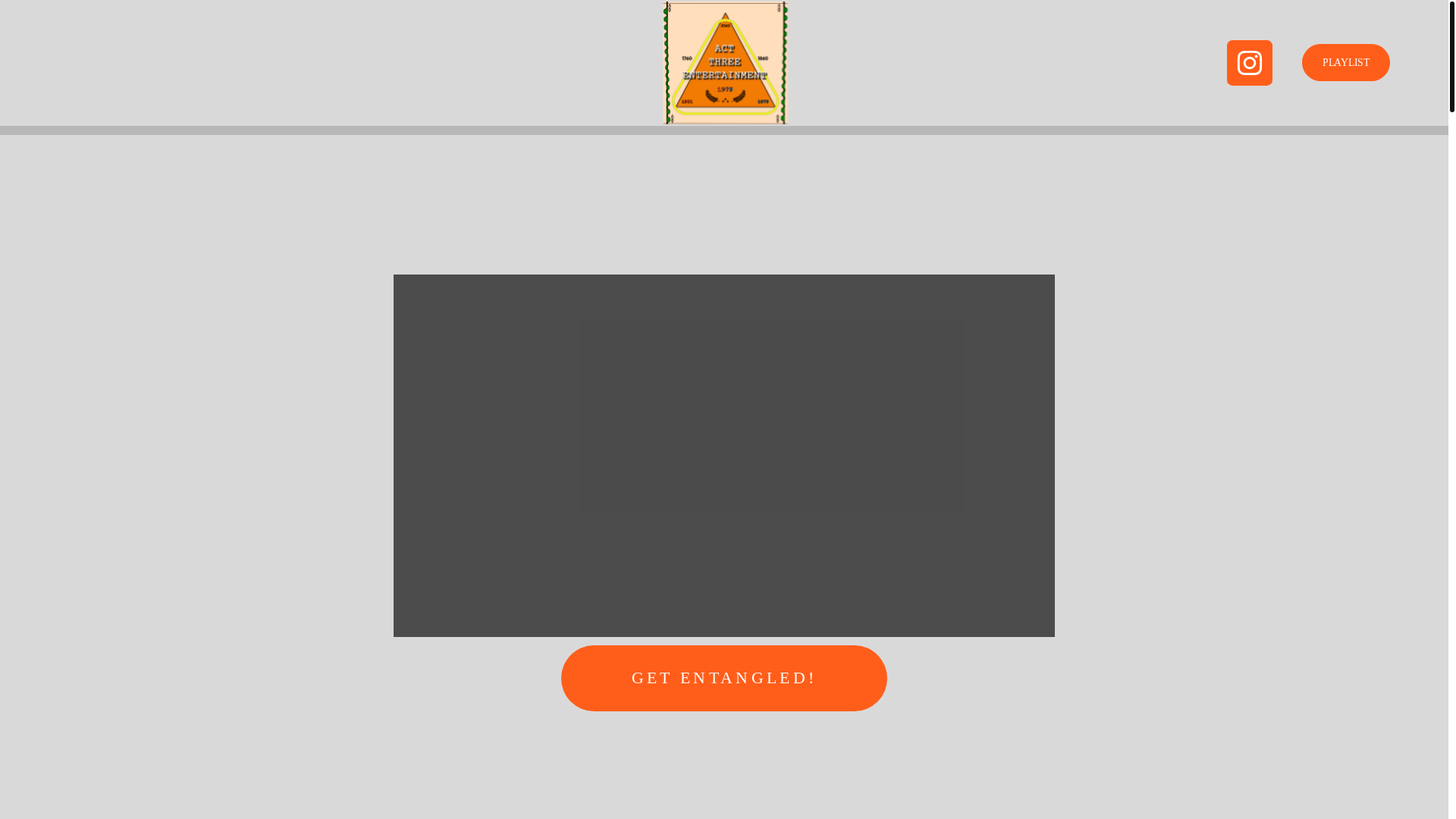 website screenshot of https://act3entertainment.org/