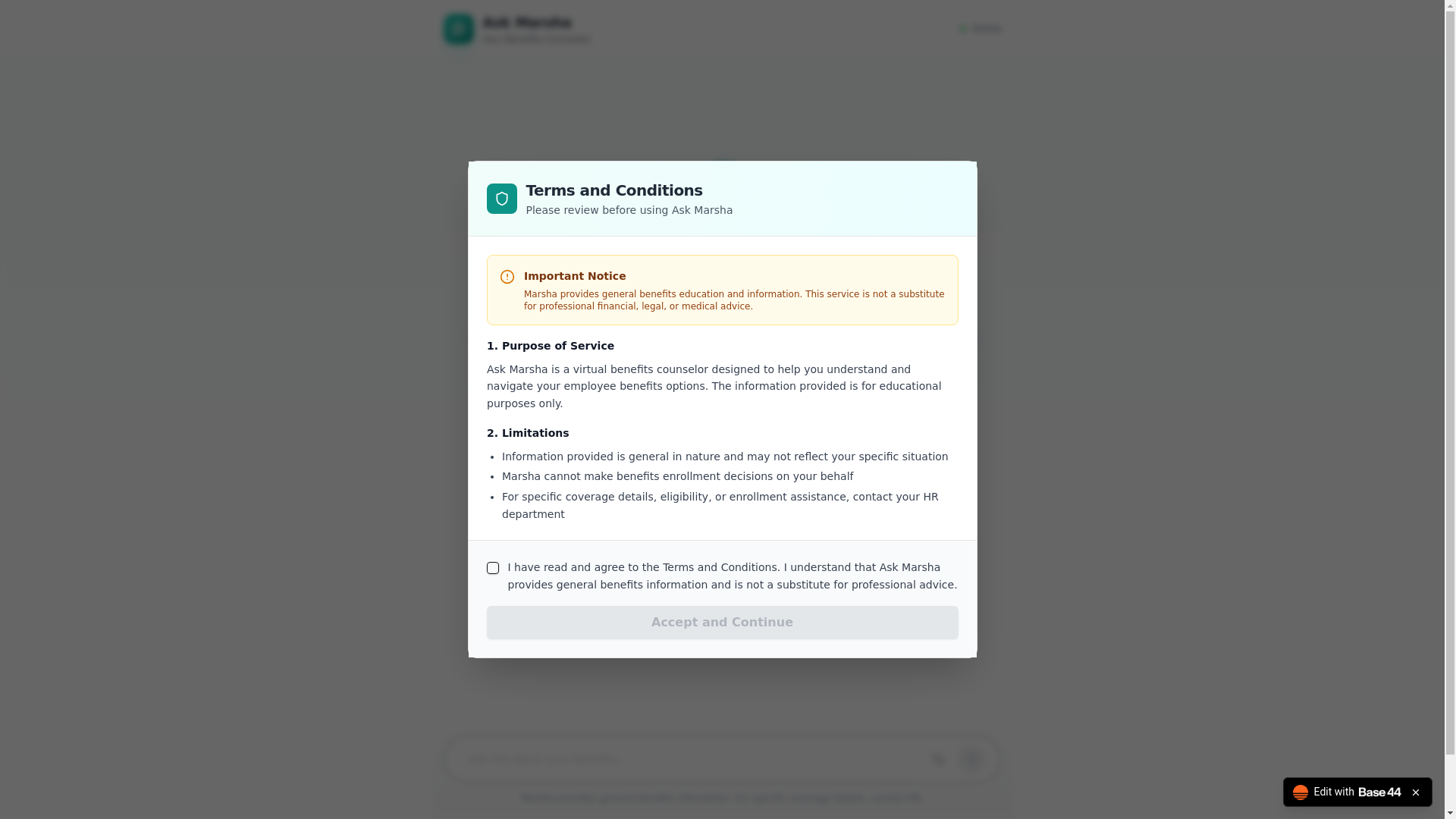 website screenshot of https://ask-marsha.com/