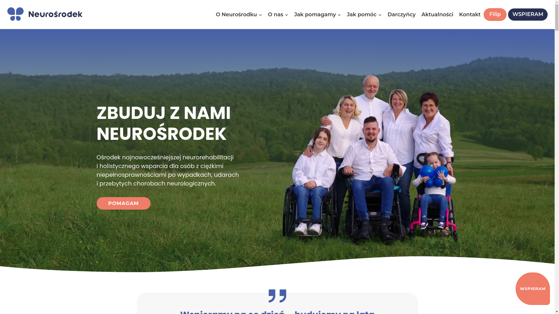 website screenshot of https://xn--neurorodek-87b.pl/