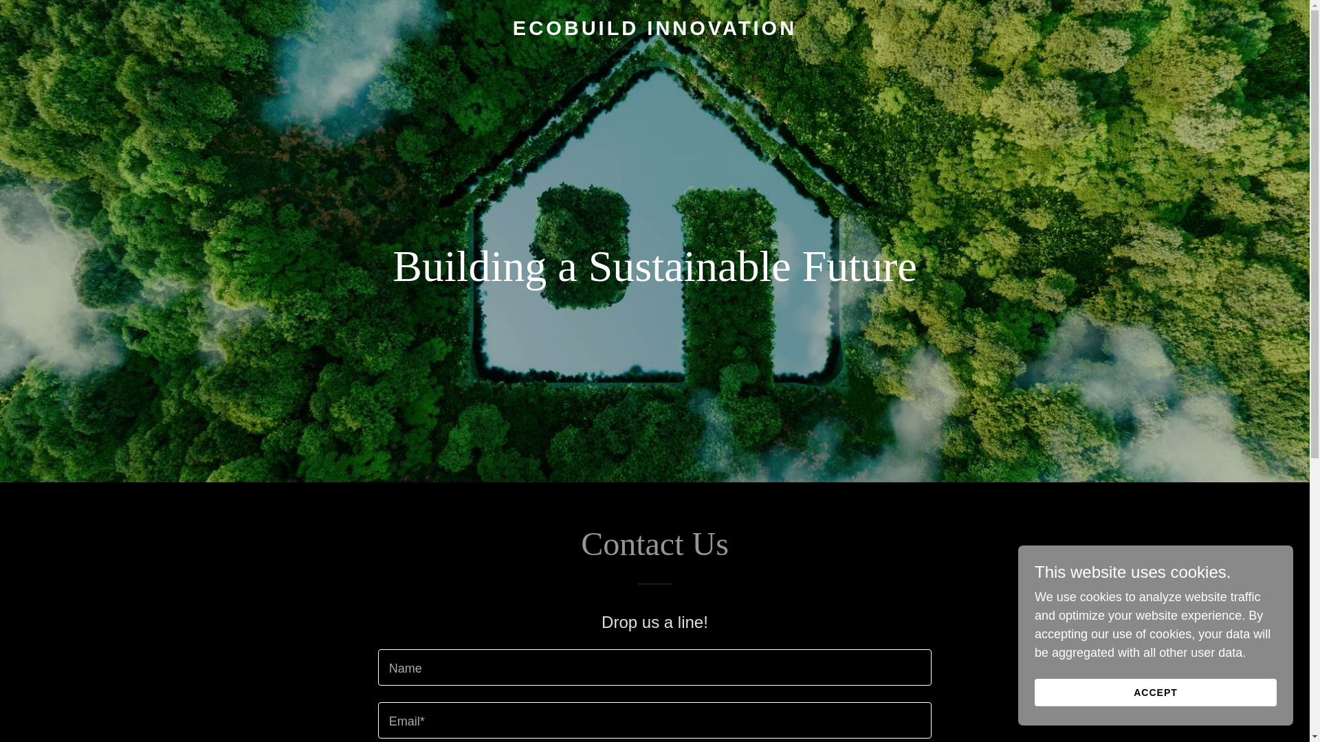 website screenshot of https://ebuildinnovation.com/