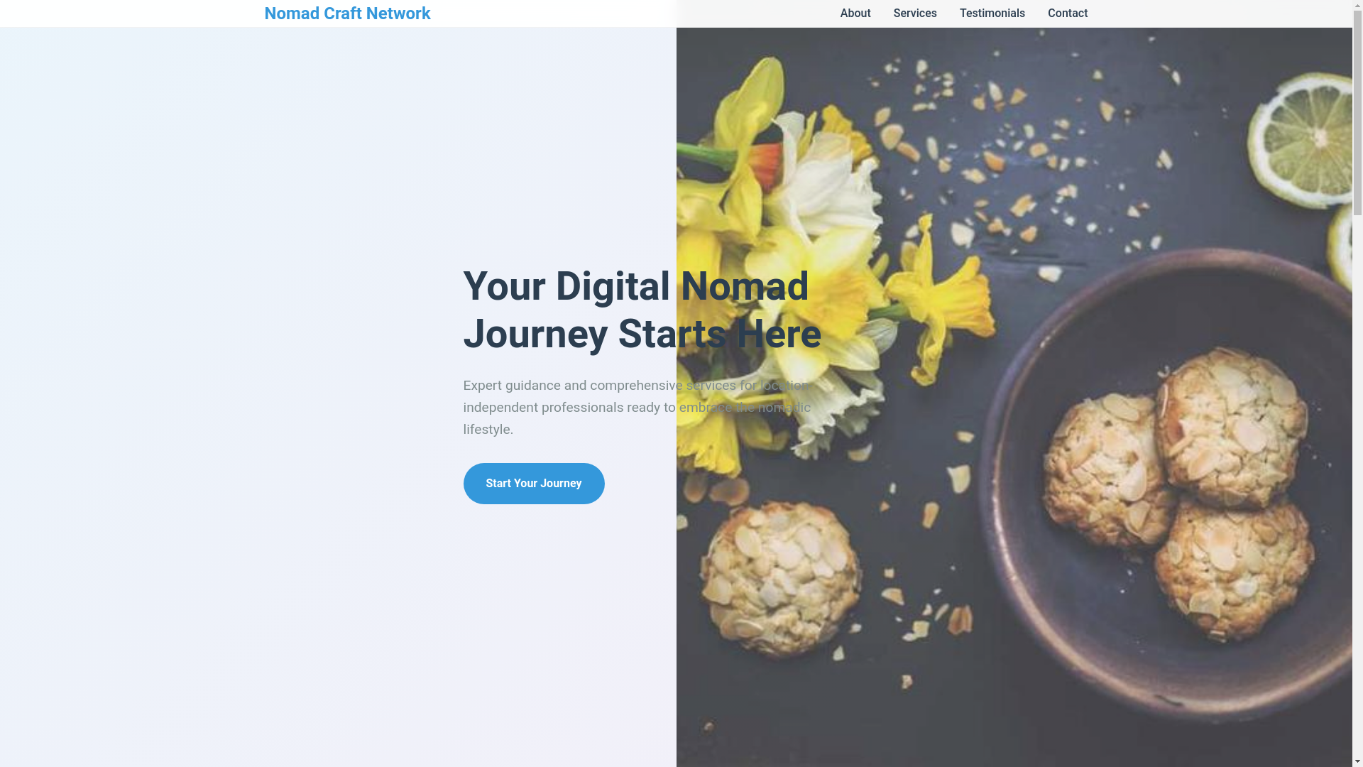 website screenshot of https://nomadcraftnetwork.sbs/