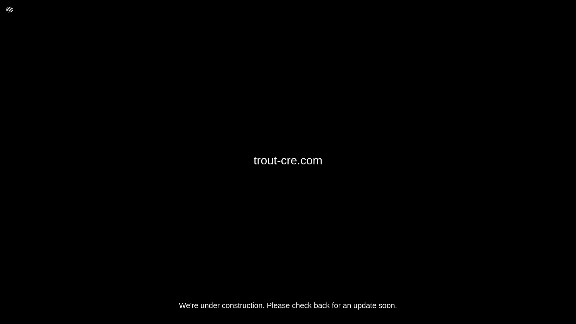 website screenshot of https://trout-cre.com/