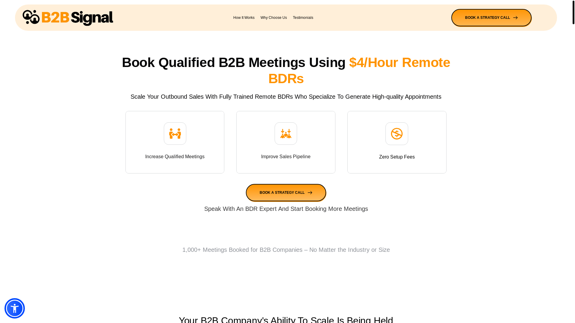 website screenshot of https://signalb2bconnect.com/