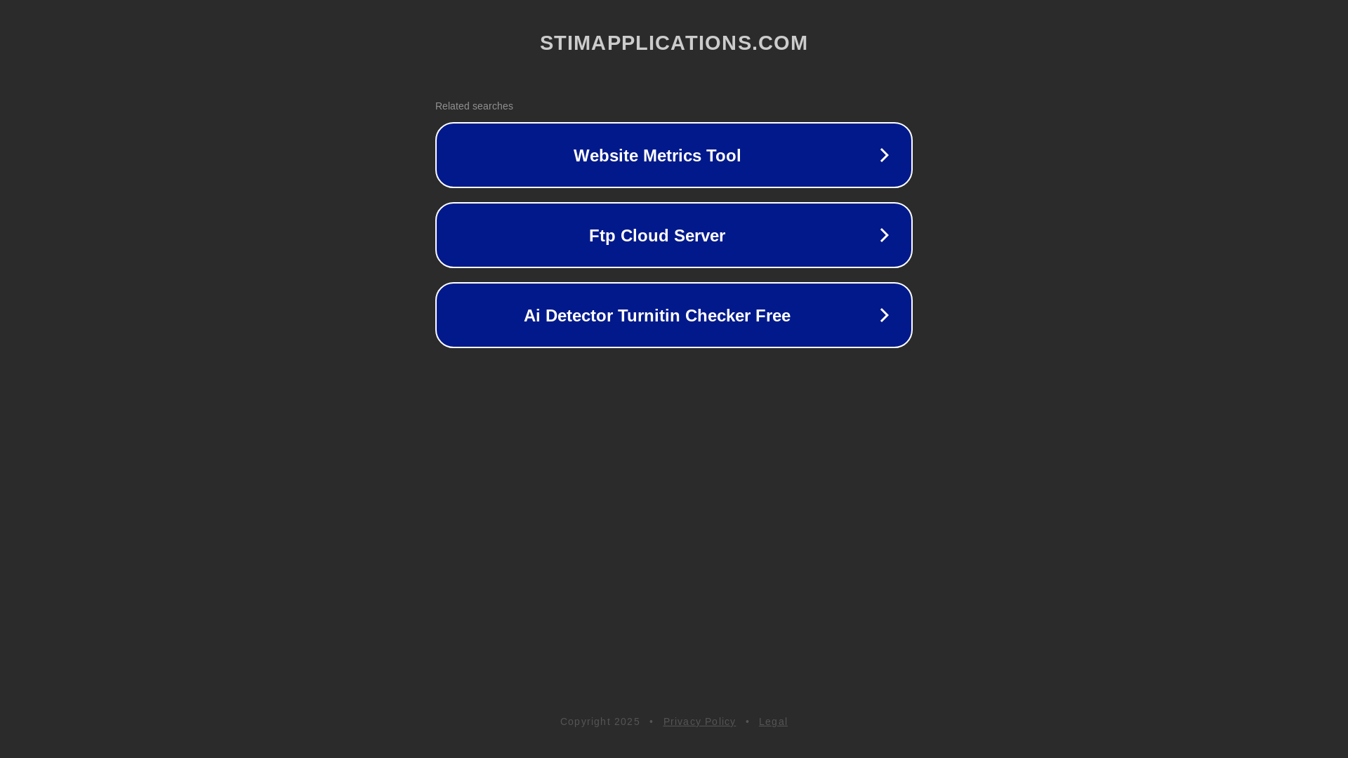 website screenshot of https://stimapplications.com/