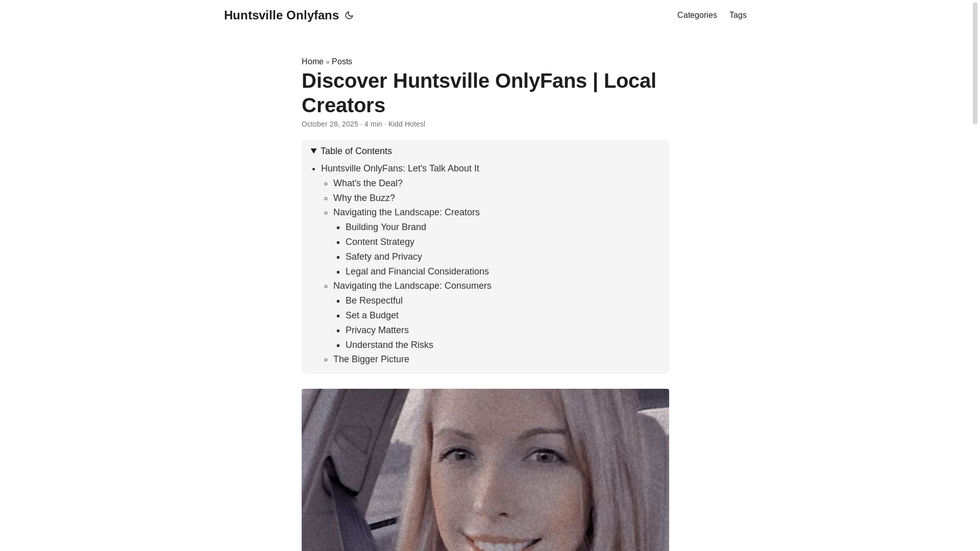 website screenshot of https://huntsville-onlyfans.pages.dev/