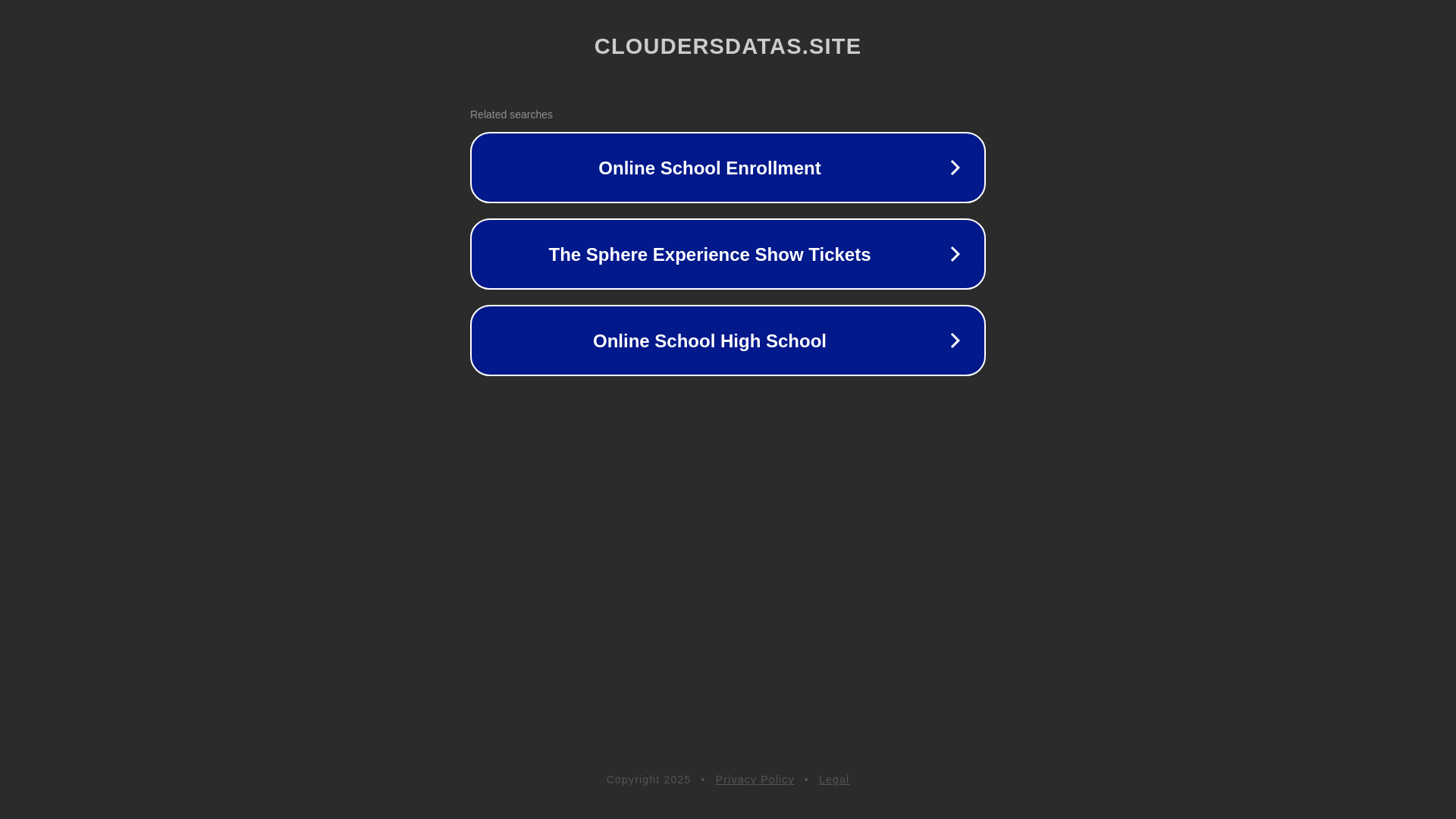 website screenshot of https://cloudersdatas.site/