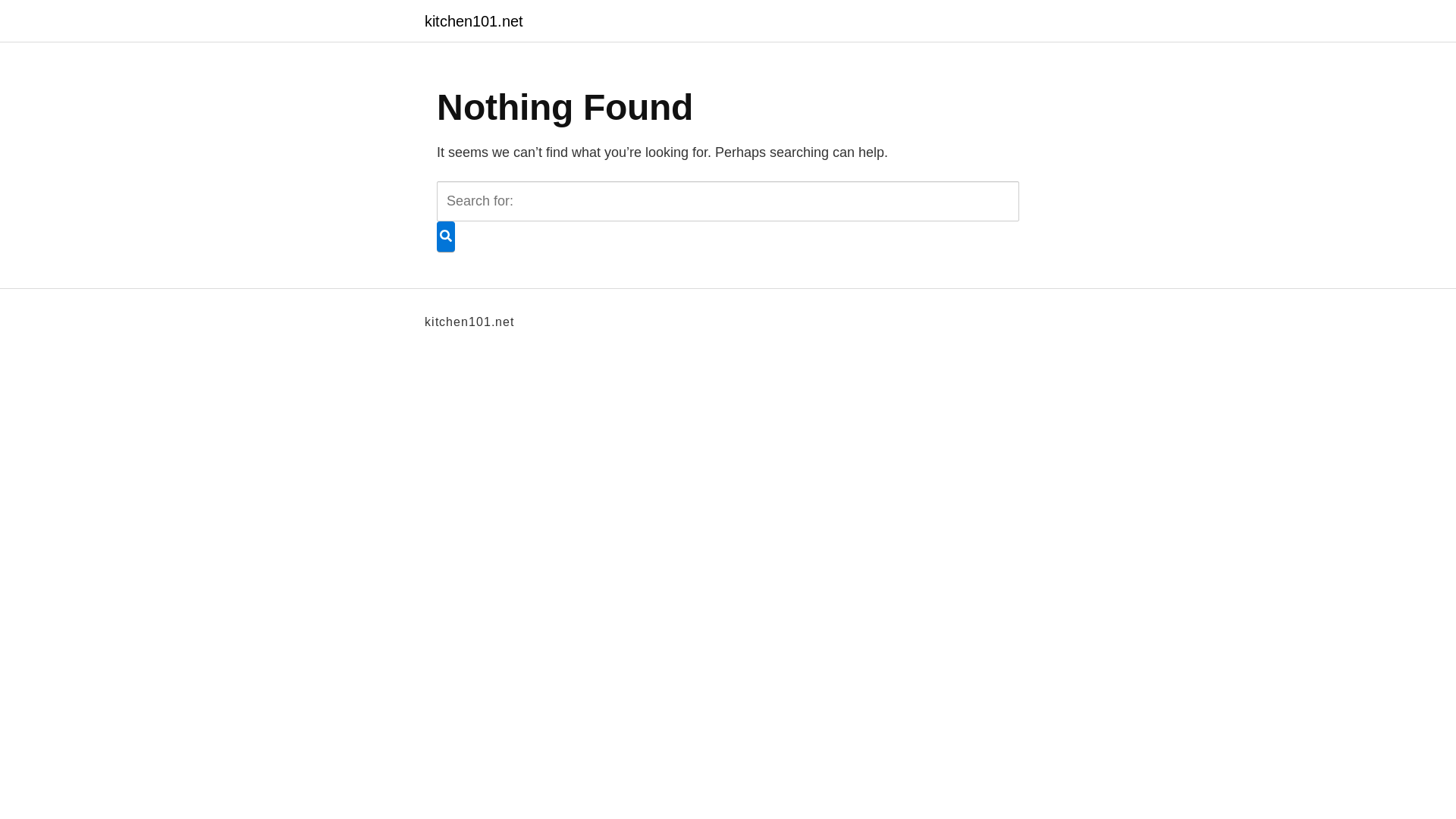 website screenshot of https://kitchen101.net/