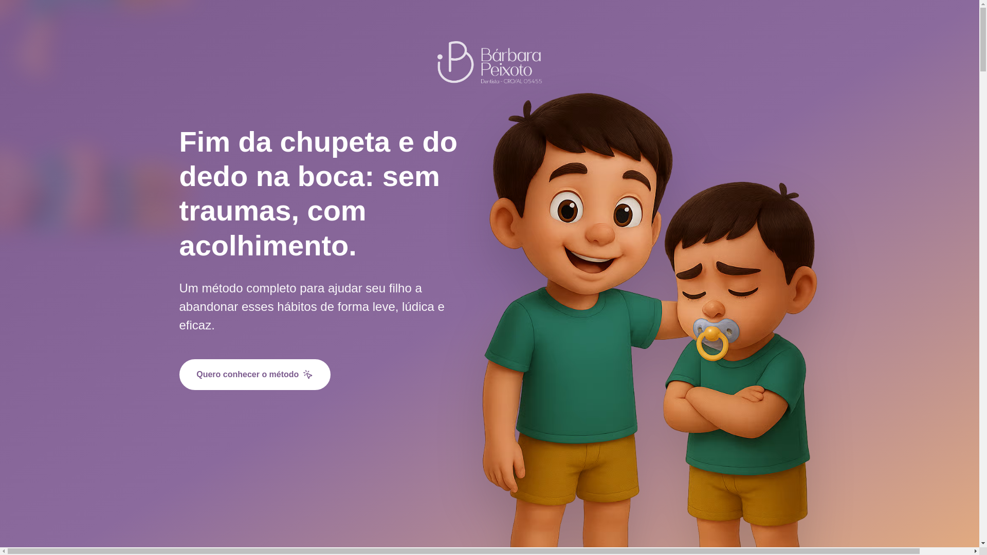 website screenshot of https://drabarbarapeixoto.com.br/