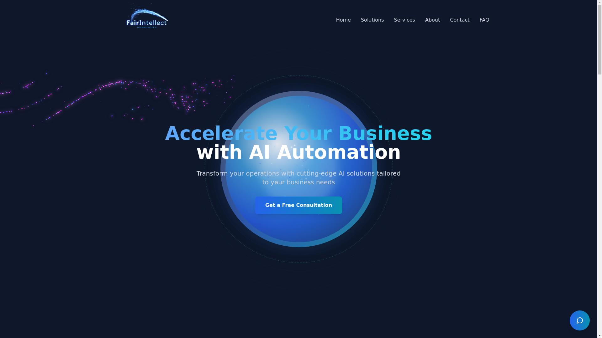 website screenshot of https://makefairintech.com/