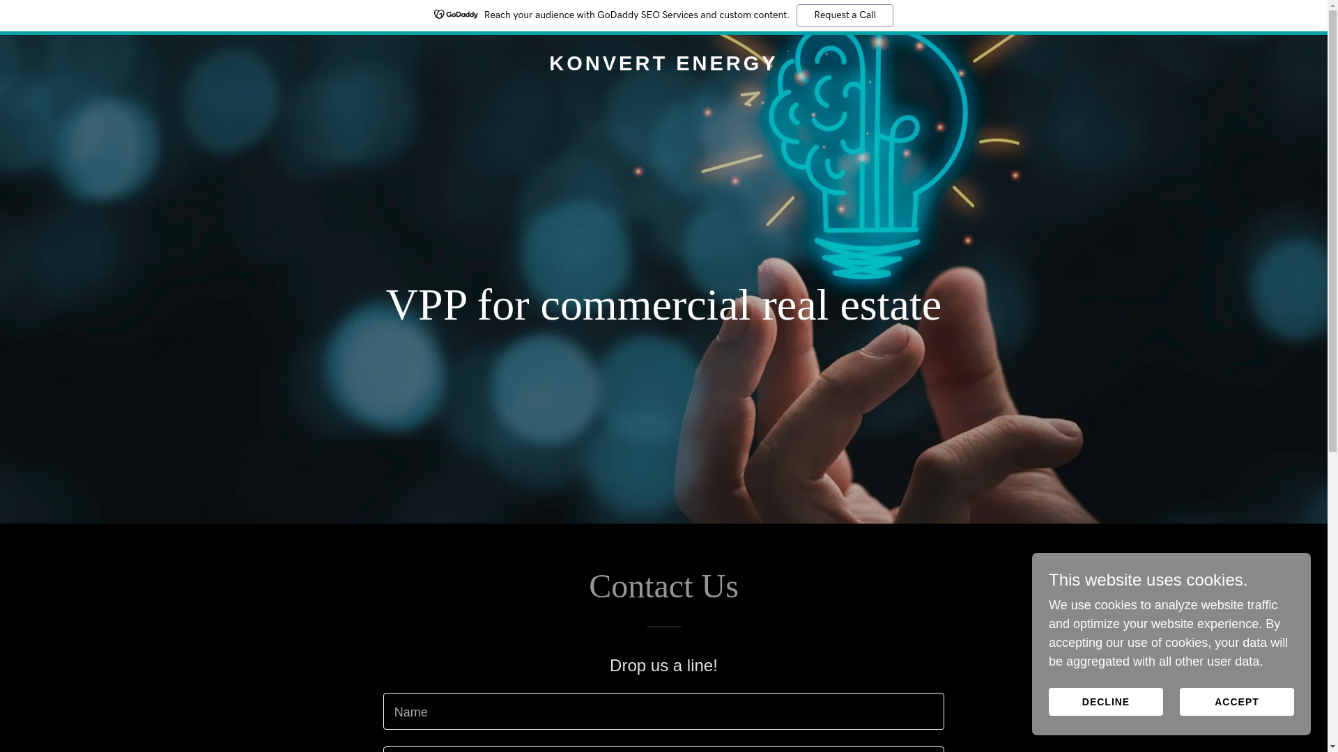 website screenshot of https://konvert.energy/