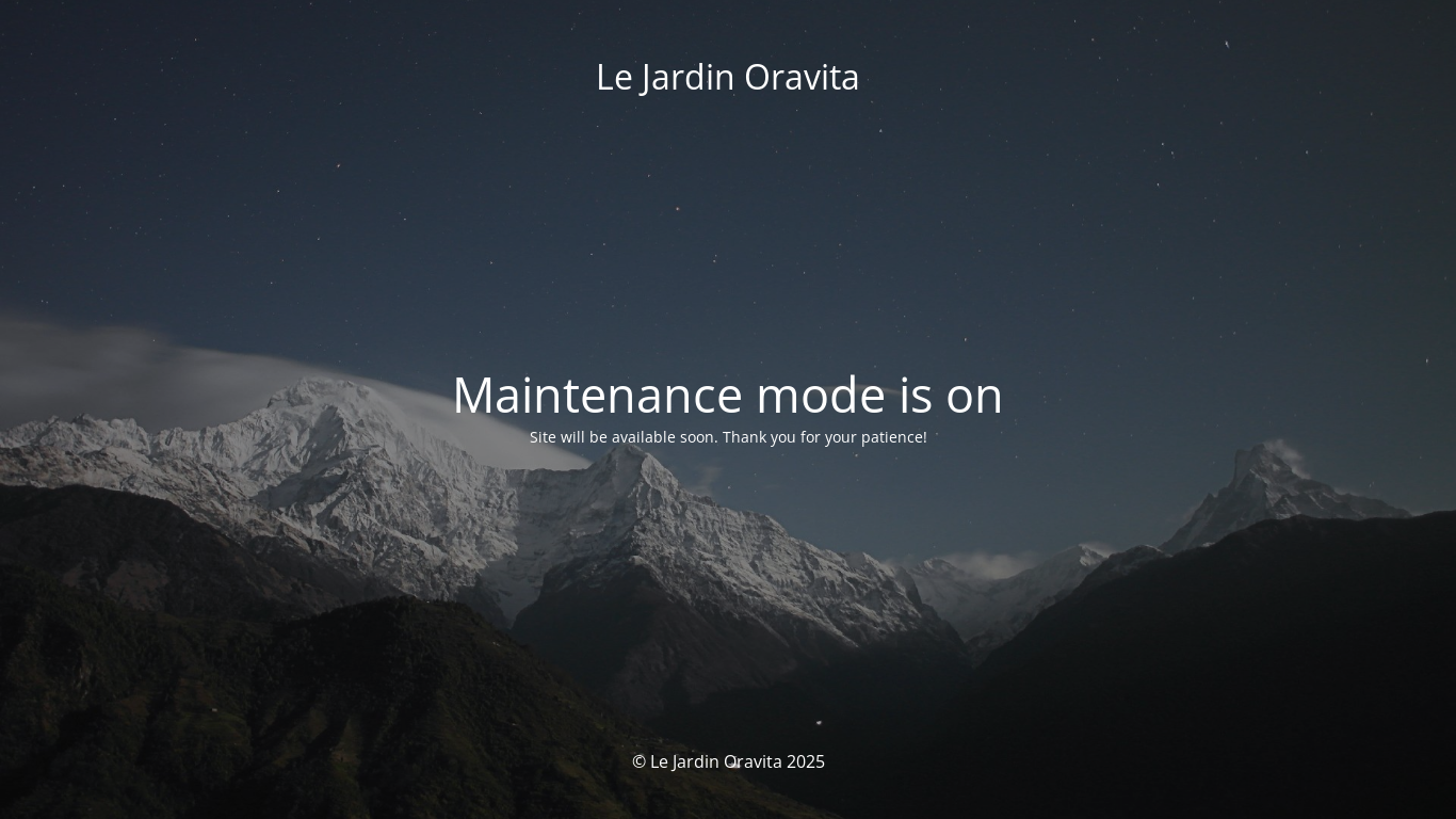 website screenshot of https://lejardinoravita.ro/