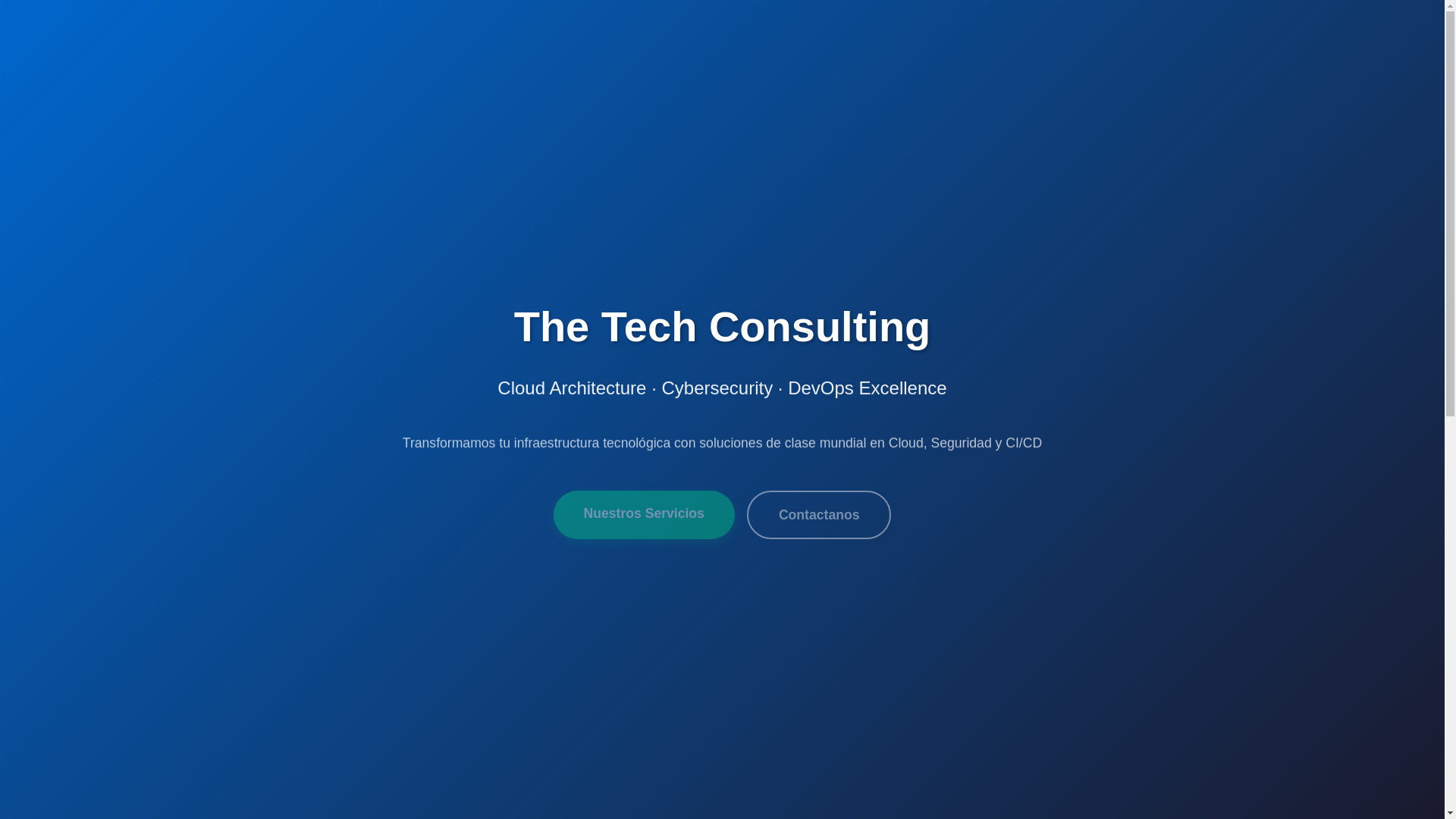 website screenshot of https://dev.thetechconsulting.xyz/
