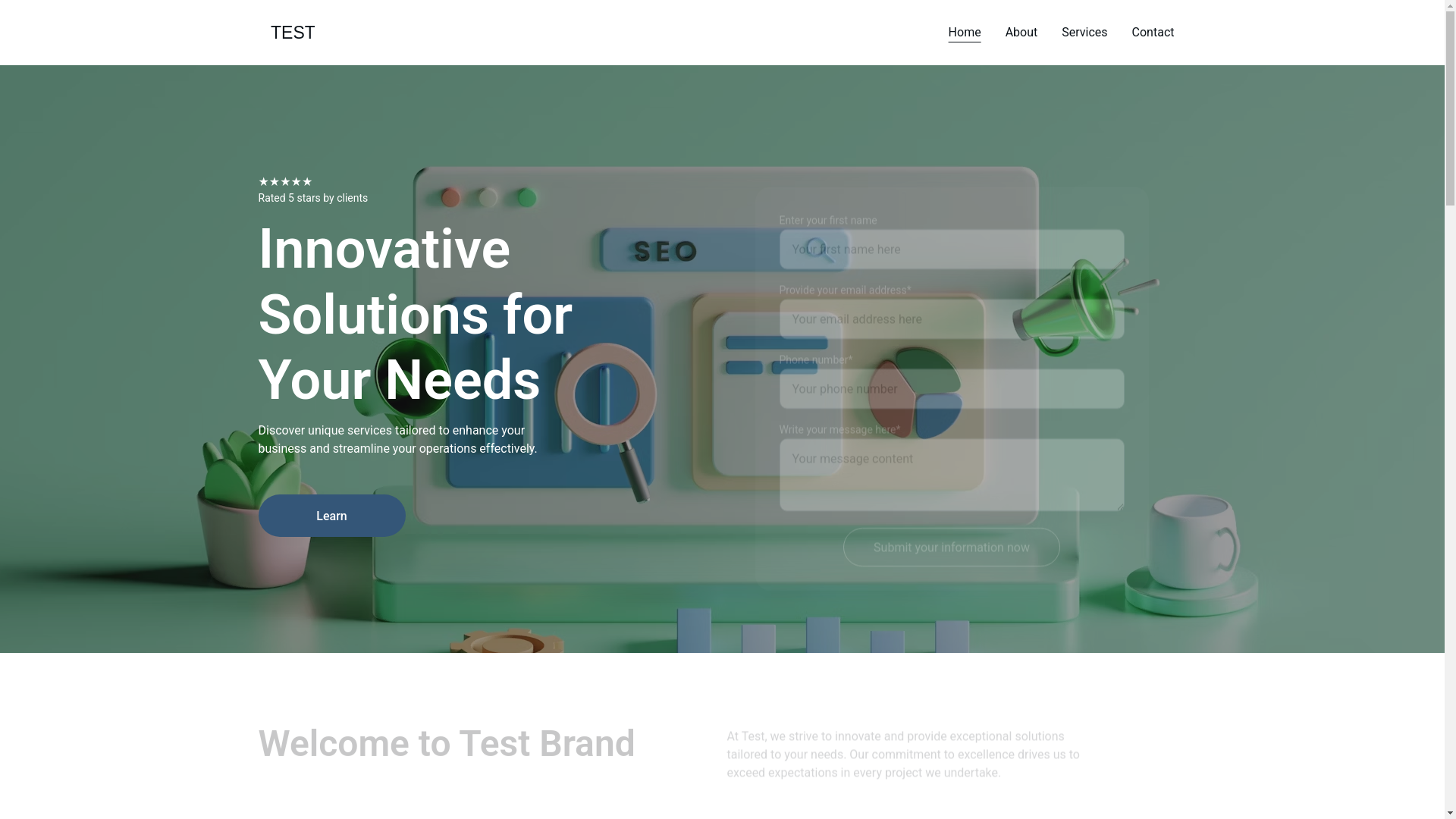 website screenshot of https://texnoservisrb.az/