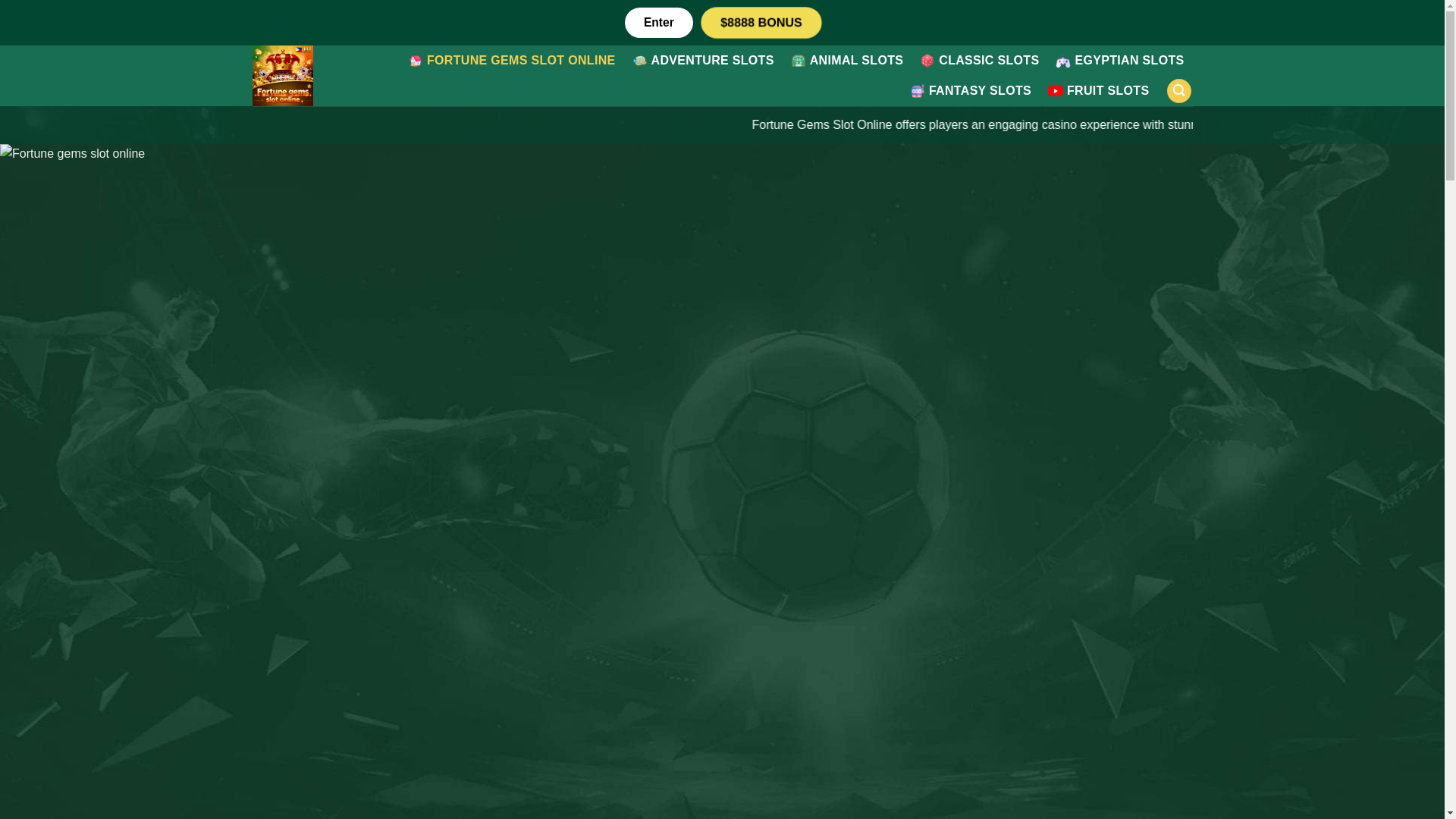 website screenshot of https://fortunegemsslotonline.com/