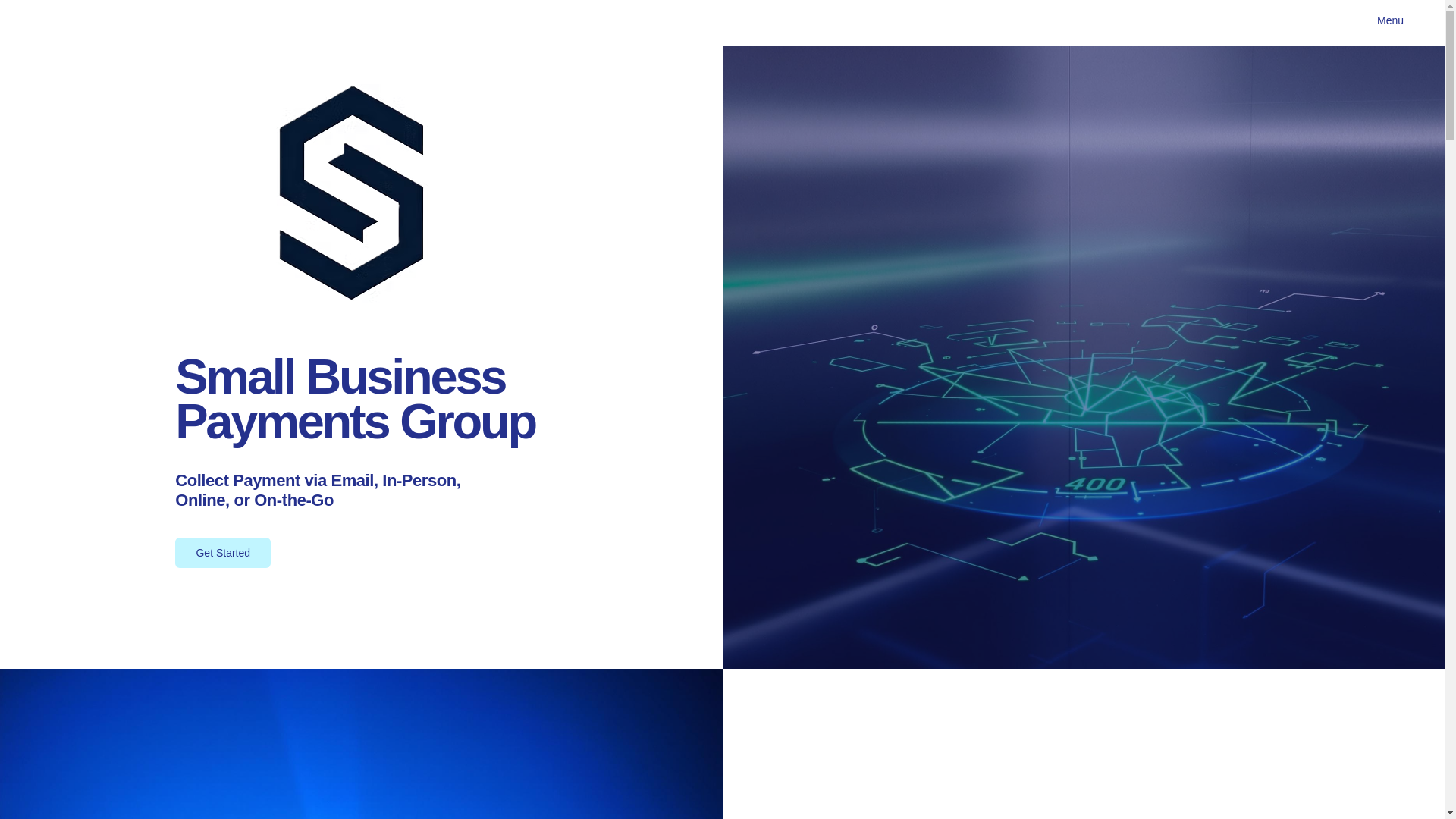 website screenshot of https://smallbusinesspaymentsgroup.com/