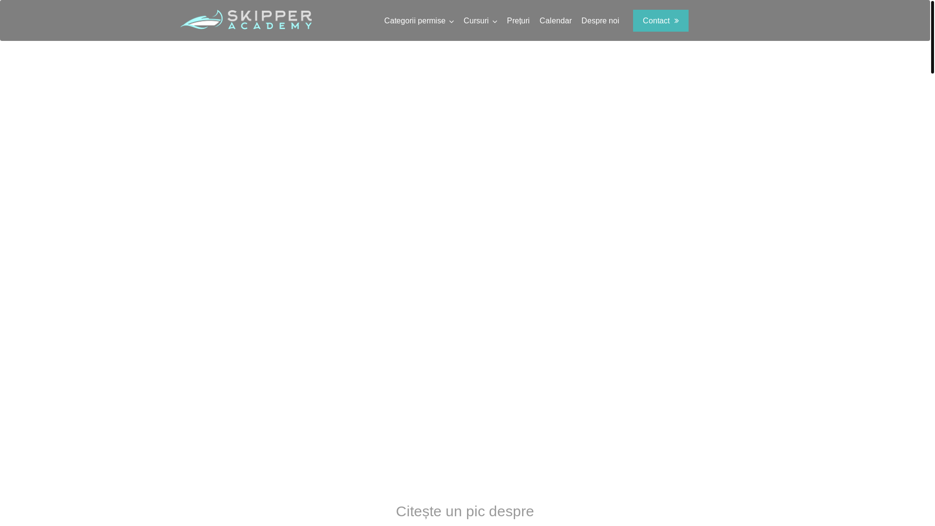 website screenshot of https://skipper-academy.ro/