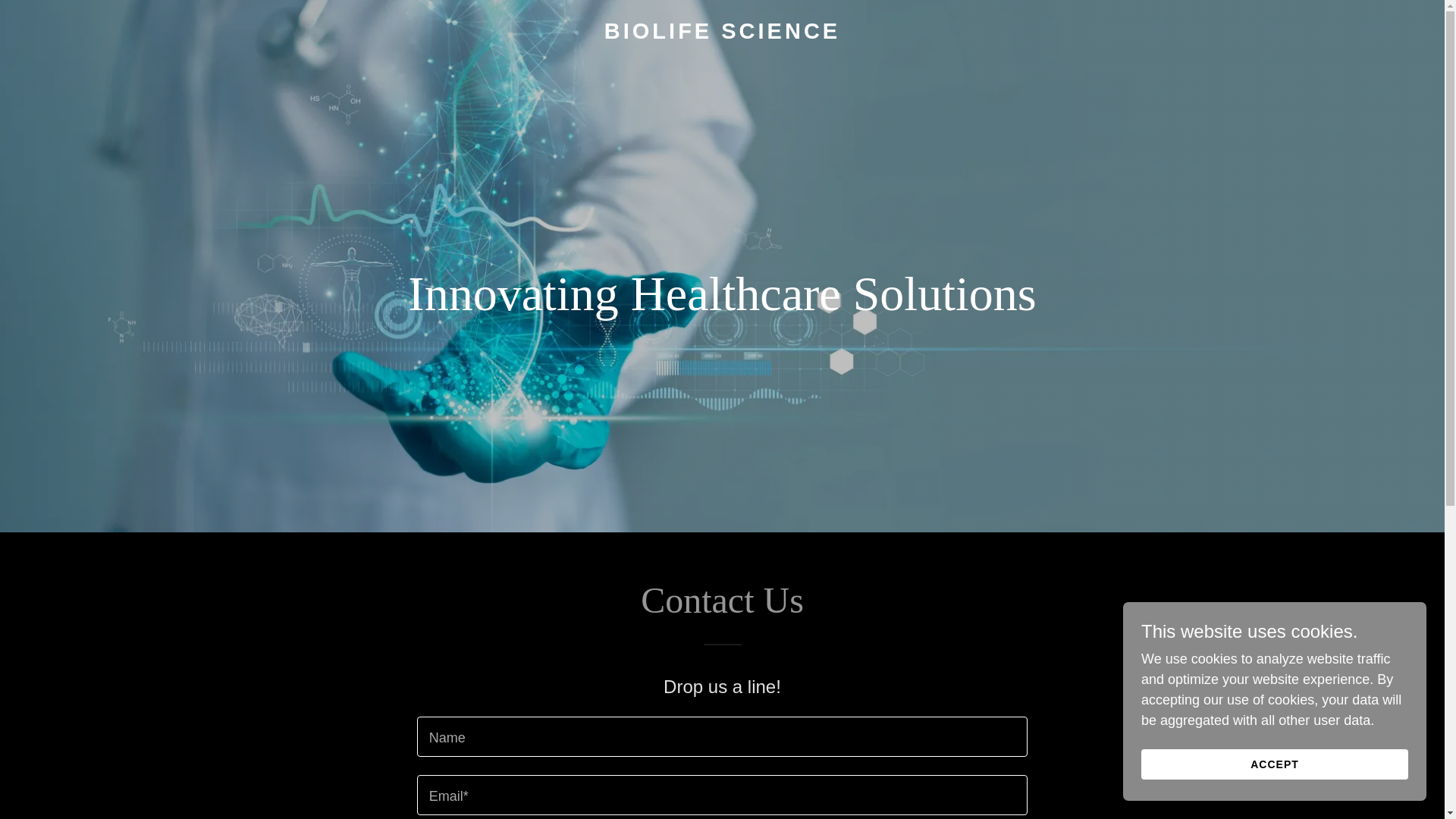 website screenshot of https://biolife-science.com/