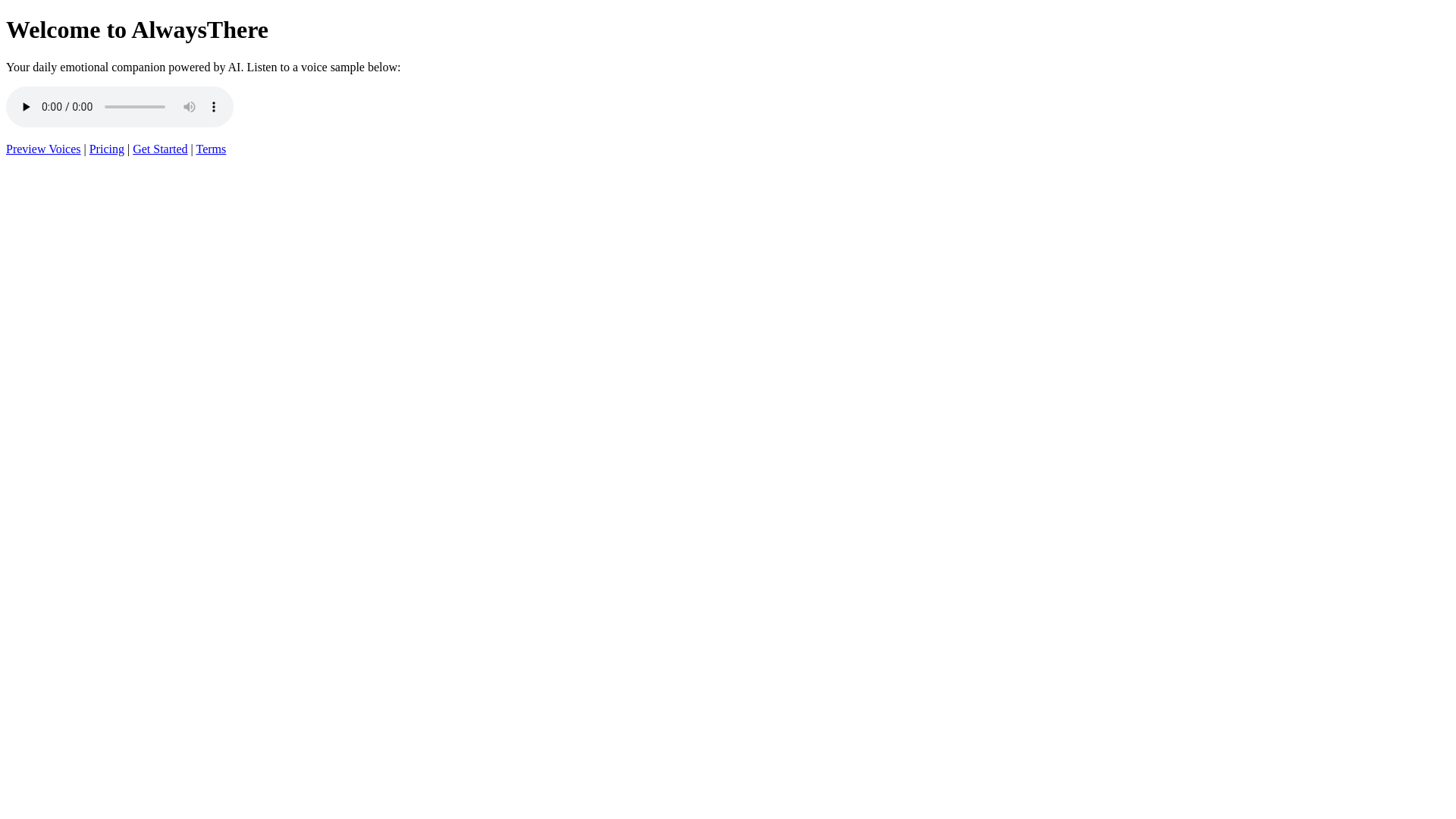 website screenshot of https://caringvoice.ai/
