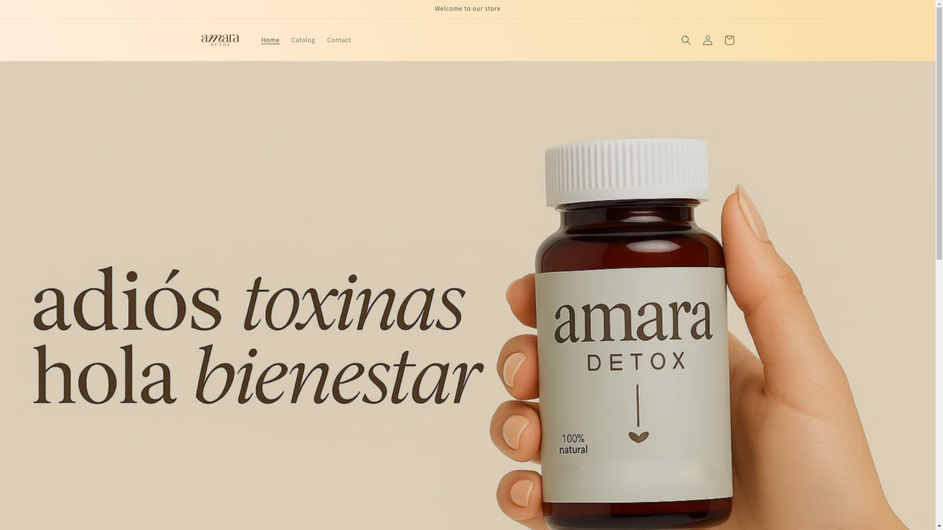 website screenshot of https://amaradtox.com/