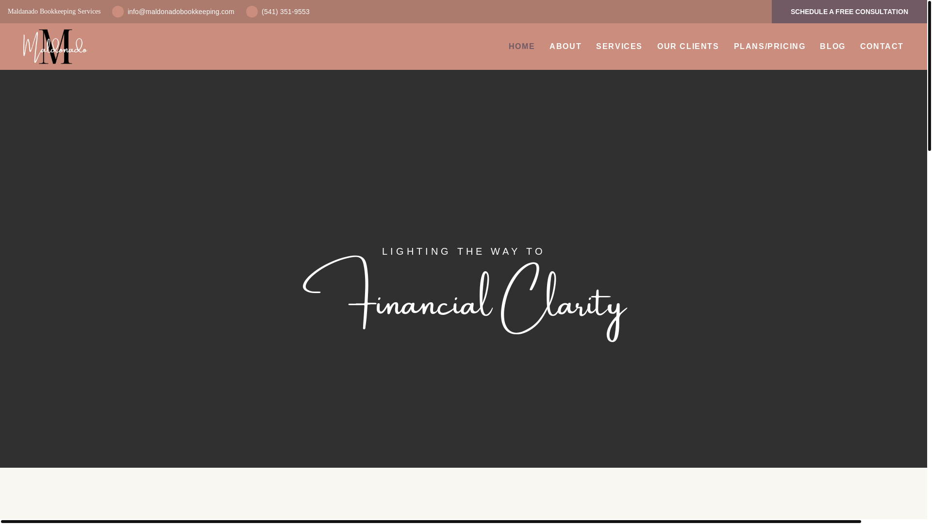 website screenshot of https://maldonadobookkeeping-com.pages.dev/