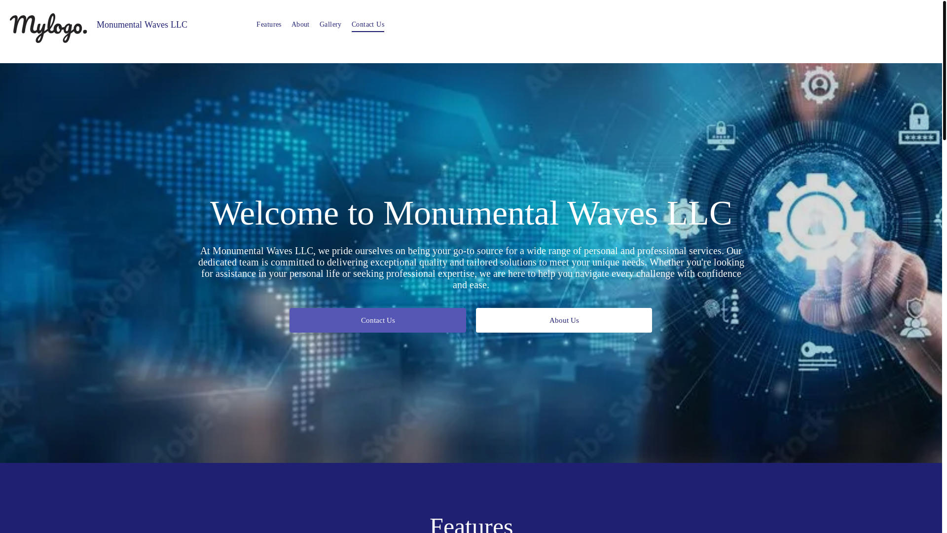 website screenshot of https://monumentalwavessolutionsllc.com/