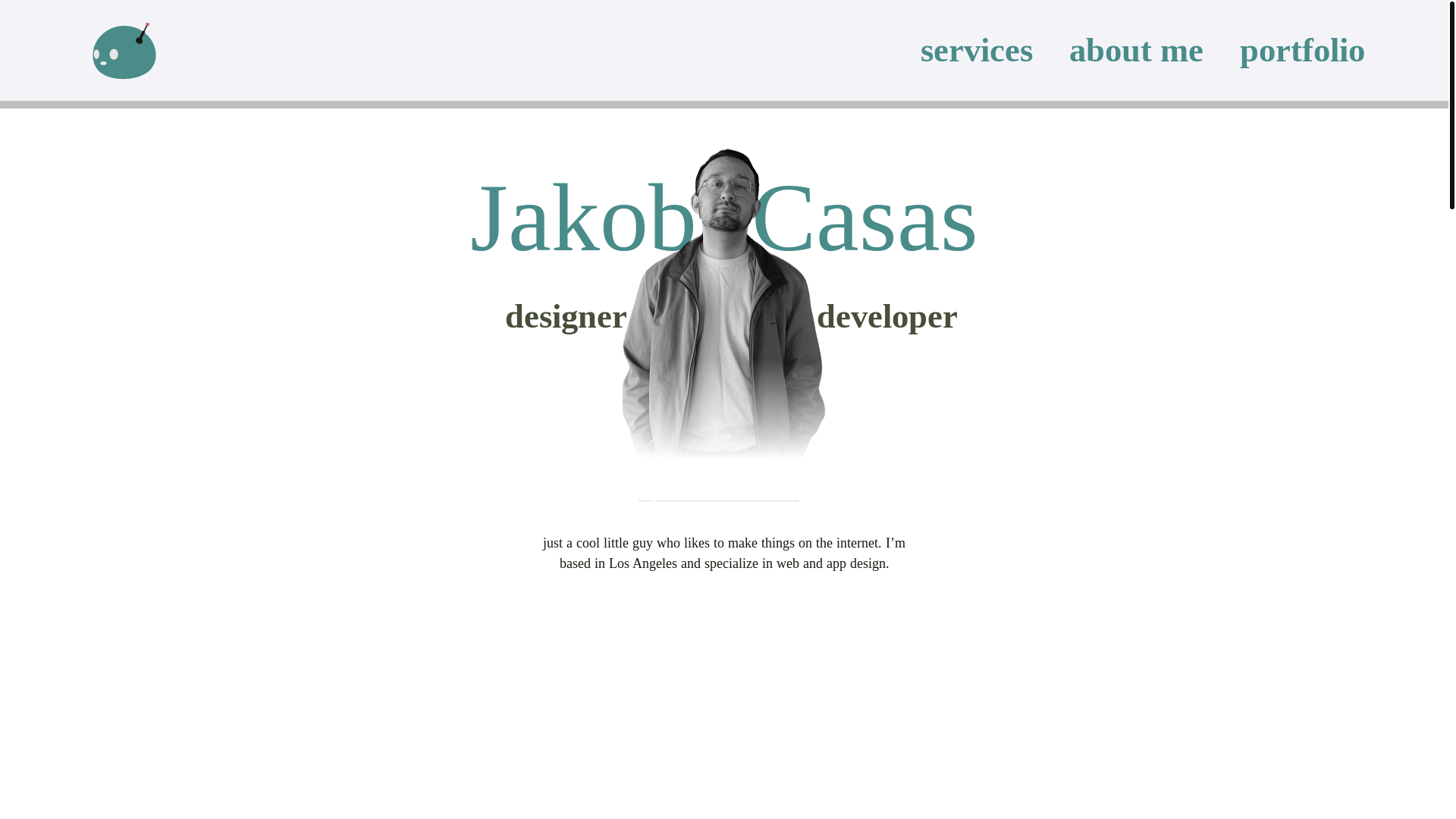 website screenshot of https://jakobcasas.com/