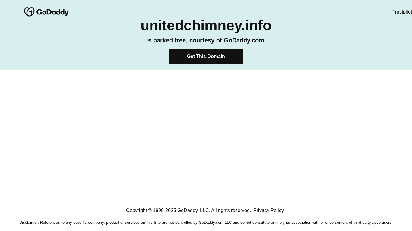 website screenshot of https://unitedchimney.info/