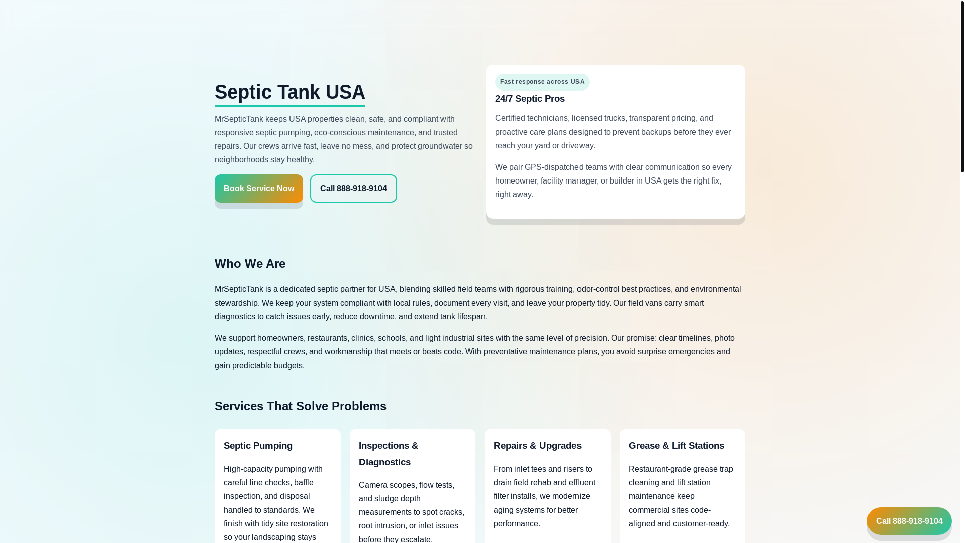 website screenshot of https://mrseptictank.pages.dev/