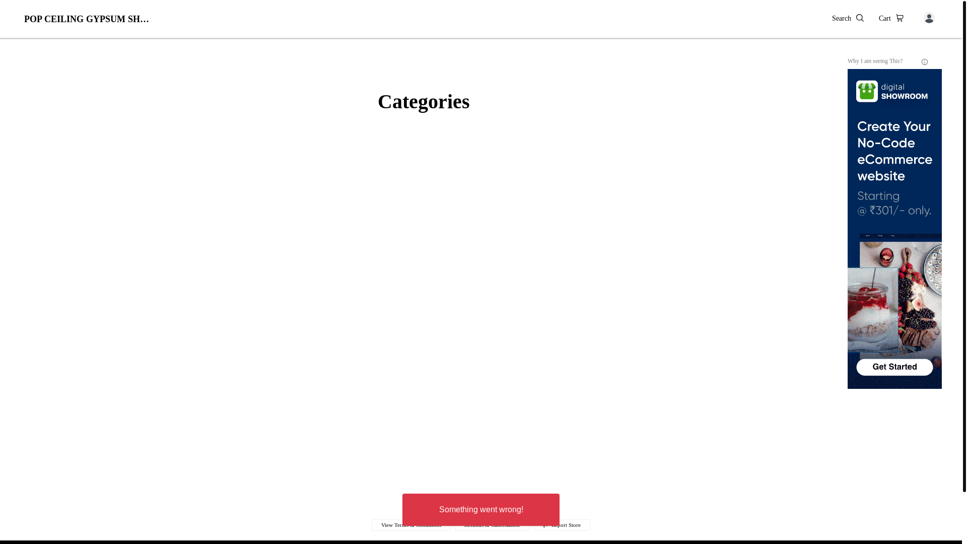 website screenshot of https://popceilinggypsumshahconductor.co.in/