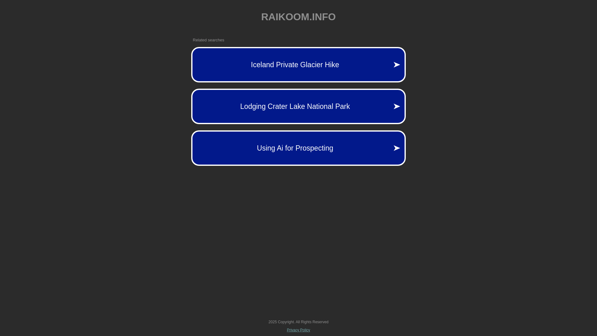 website screenshot of https://raikoom.info/