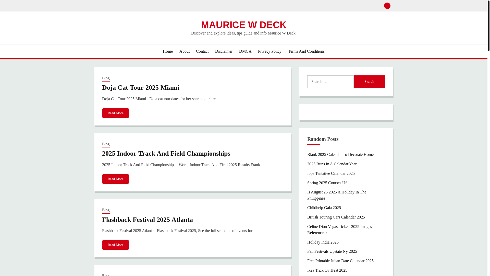 website screenshot of https://mauricewdeckj.pages.dev/