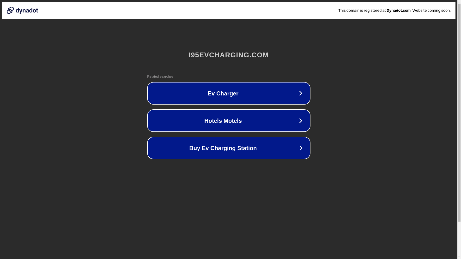 website screenshot of https://i95evcharging.com/