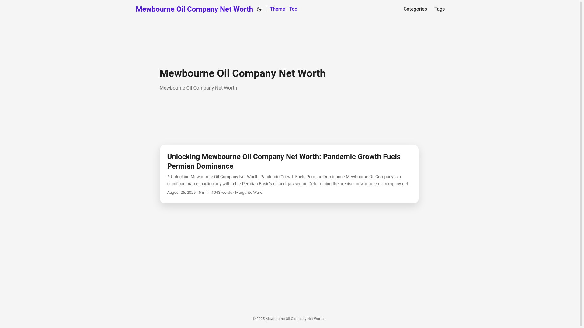 website screenshot of https://mewbourne-oil-company-net-worth.pages.dev/