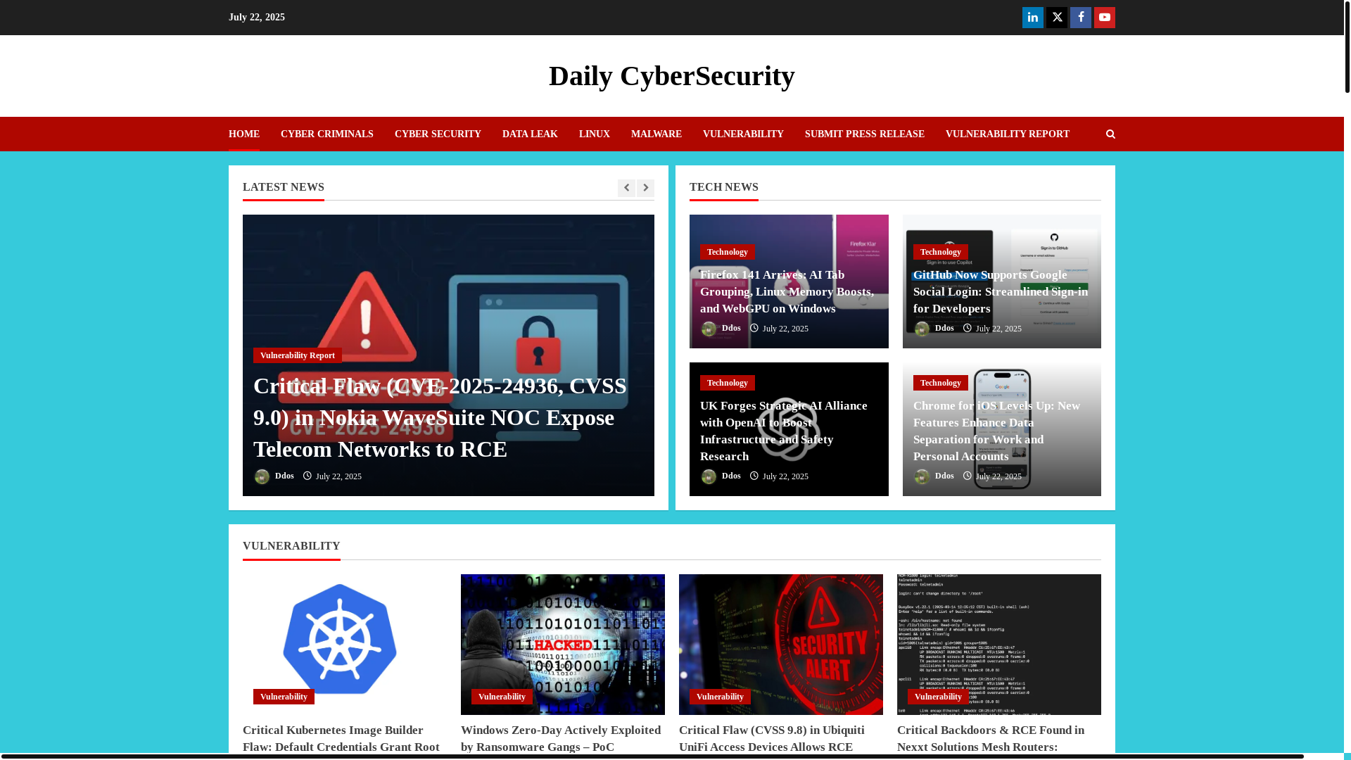 website screenshot of https://securityonline.info/