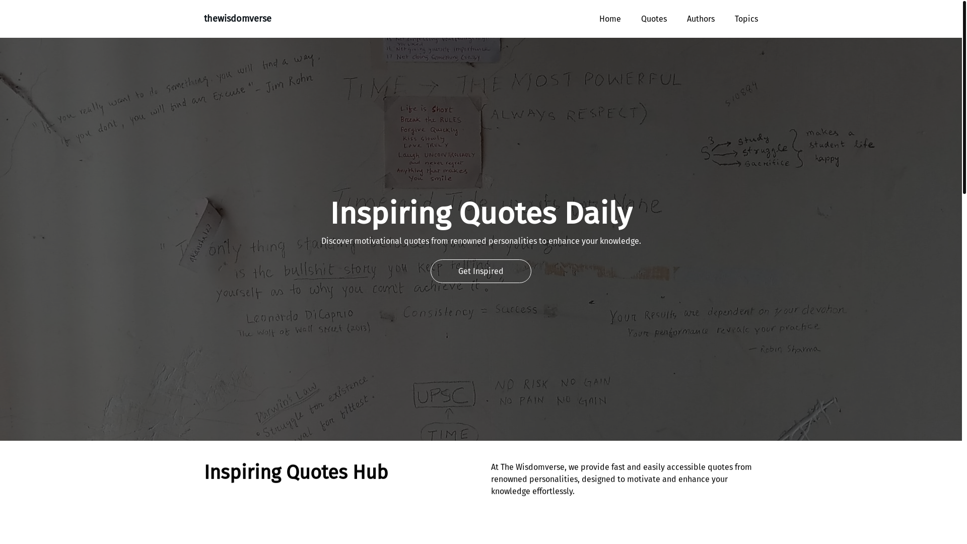 website screenshot of https://thewisdomverse.com/