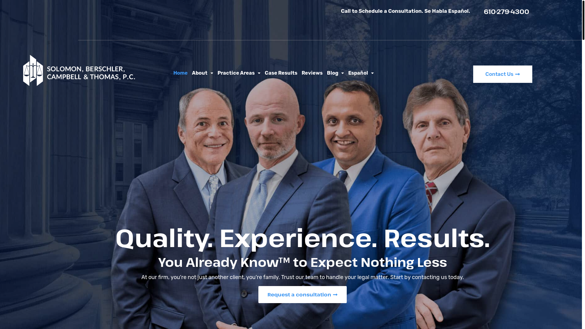 website screenshot of https://norristownlawyers.com/