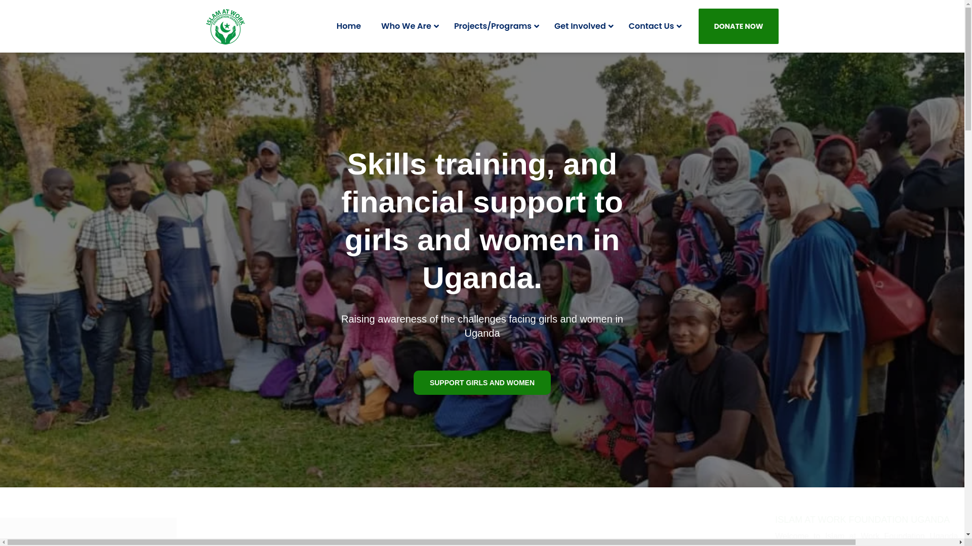 website screenshot of https://islamatwork.org/