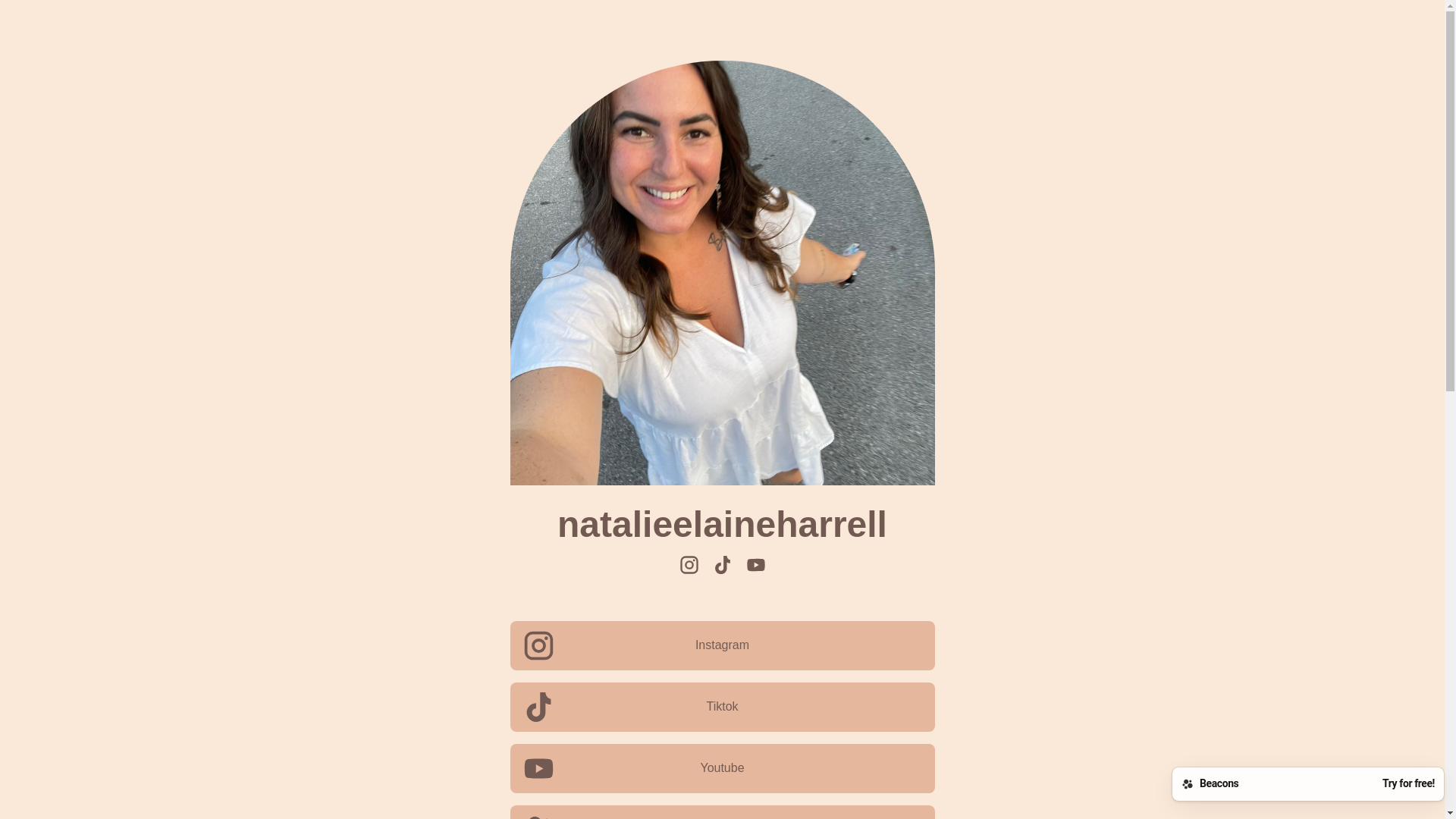 website screenshot of https://natalieelaineharrell.com/