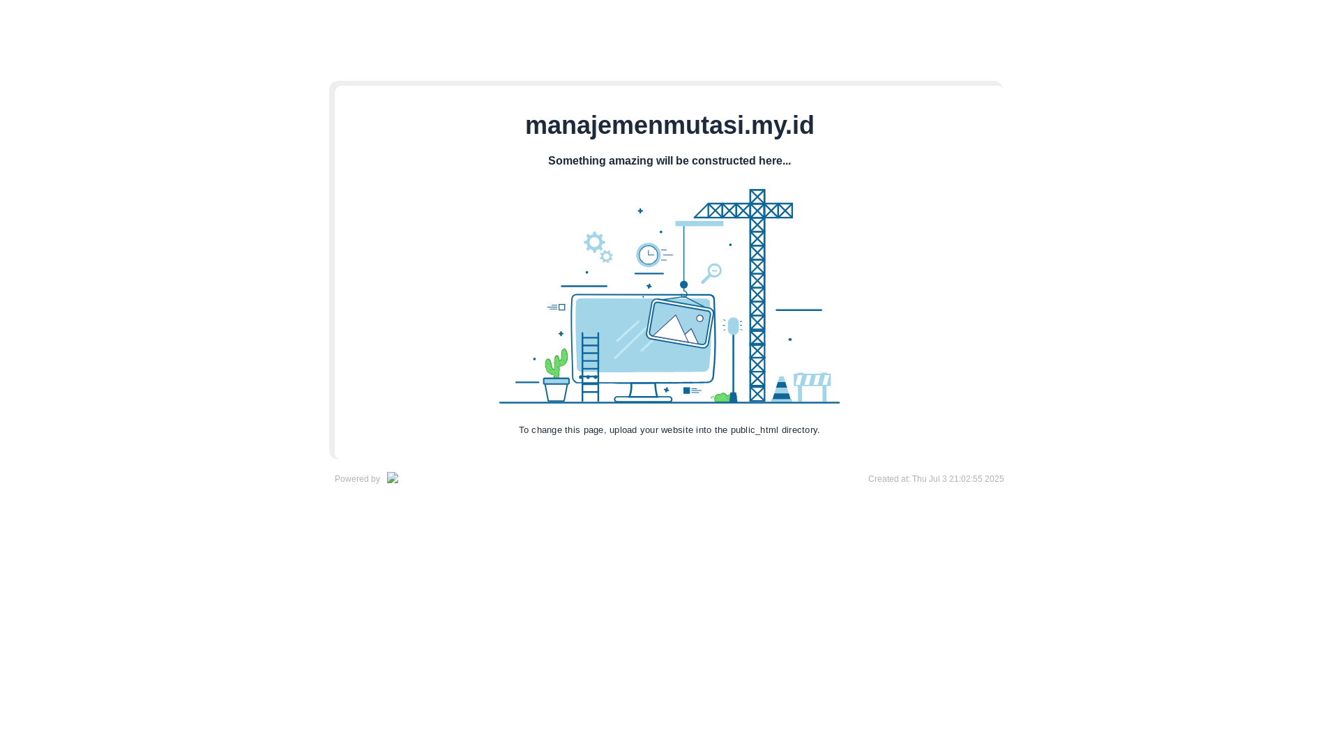 website screenshot of https://manajemenmutasi.my.id/