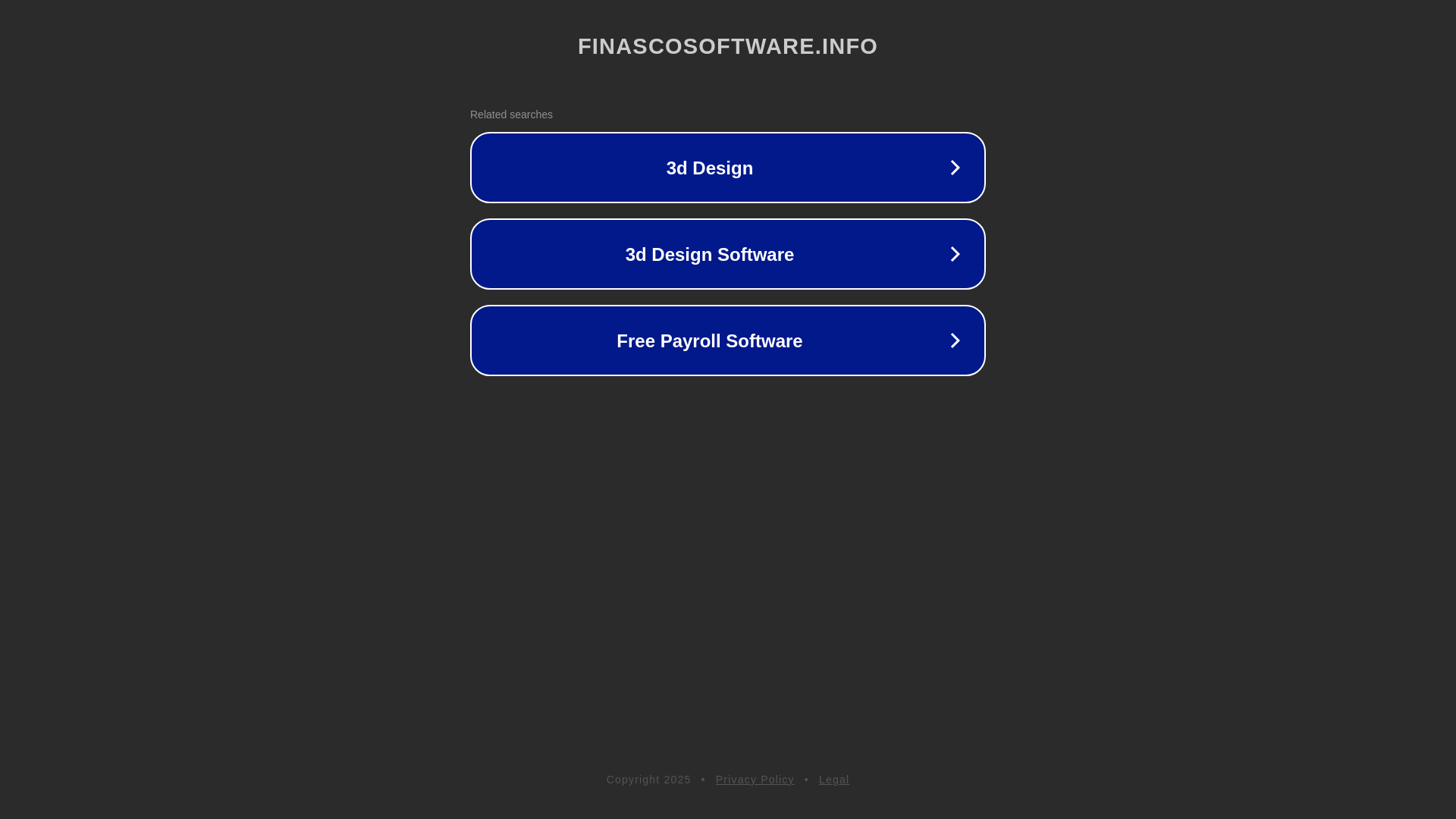 website screenshot of https://finascosoftware.info/