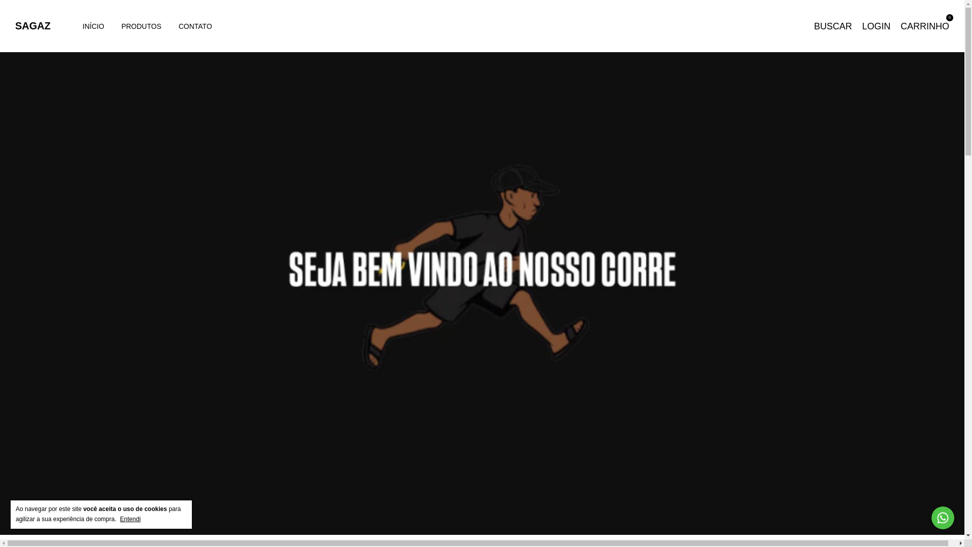website screenshot of https://sagaz7rj.com.br/