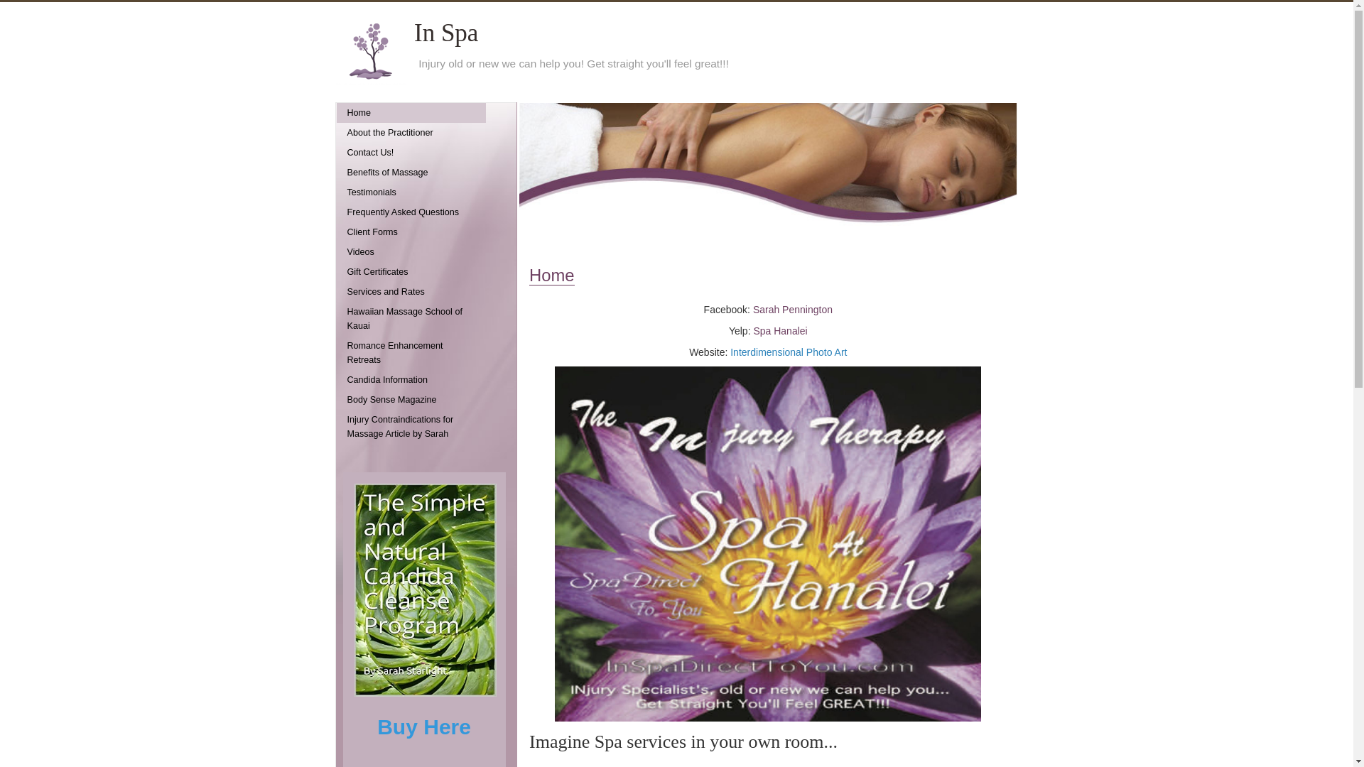 website screenshot of https://kauailomilomimassagetraining.com/