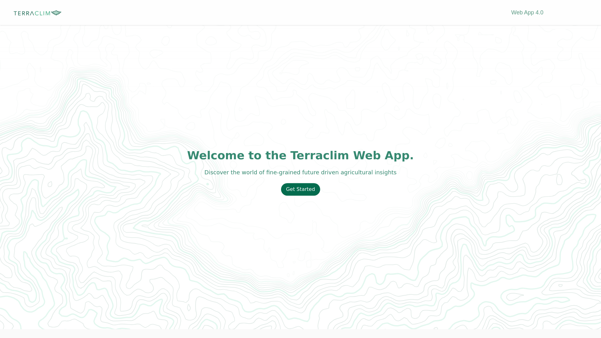 website screenshot of https://terraclim-webapp-demo.pages.dev/