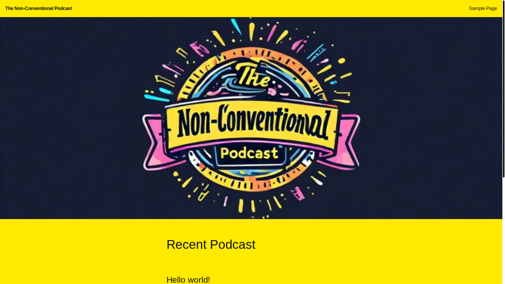 website screenshot of https://thenonconventionalpodcast.com/