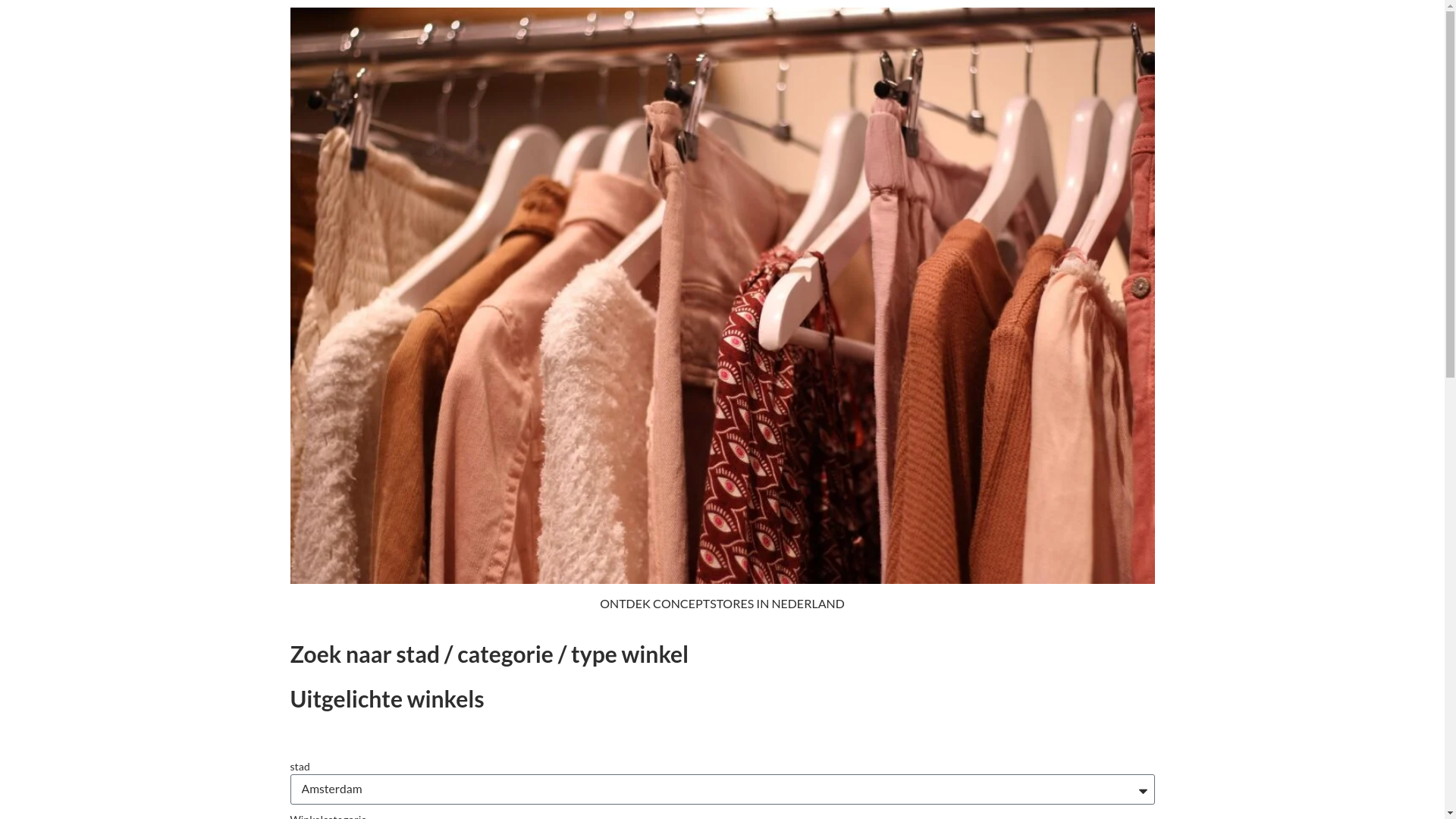 website screenshot of https://conceptstoresnederland.nl/