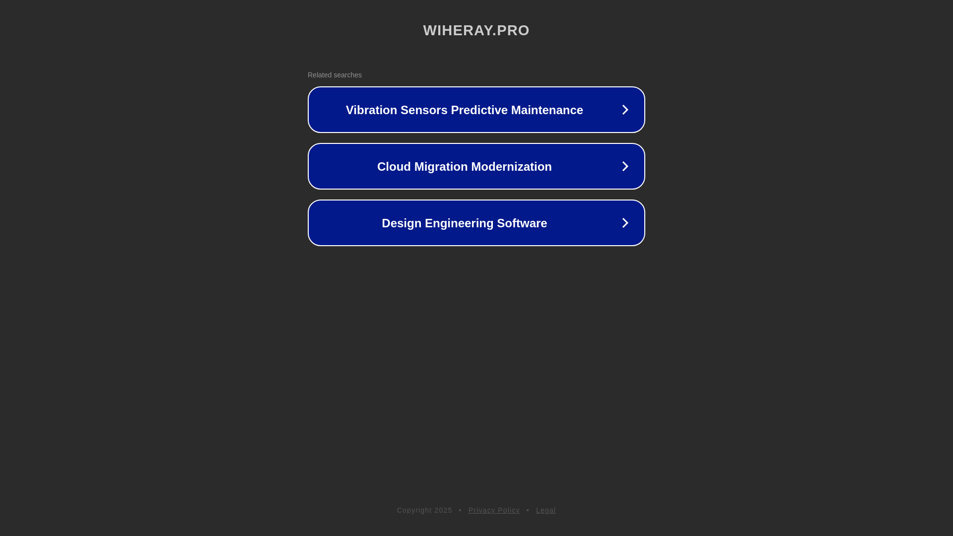 website screenshot of https://wiheray.pro/